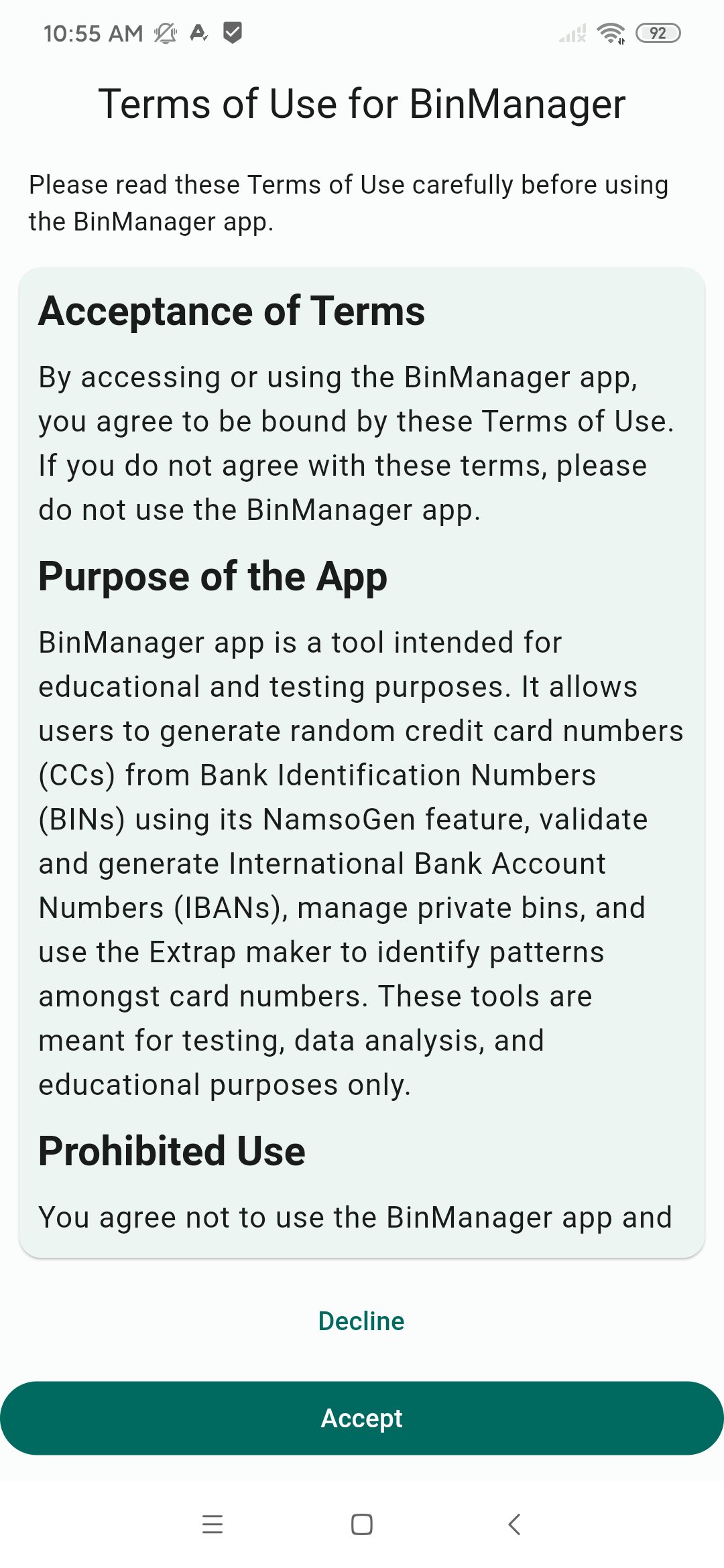 BinManager: BIN Generator 2.4.0 Screenshot 12