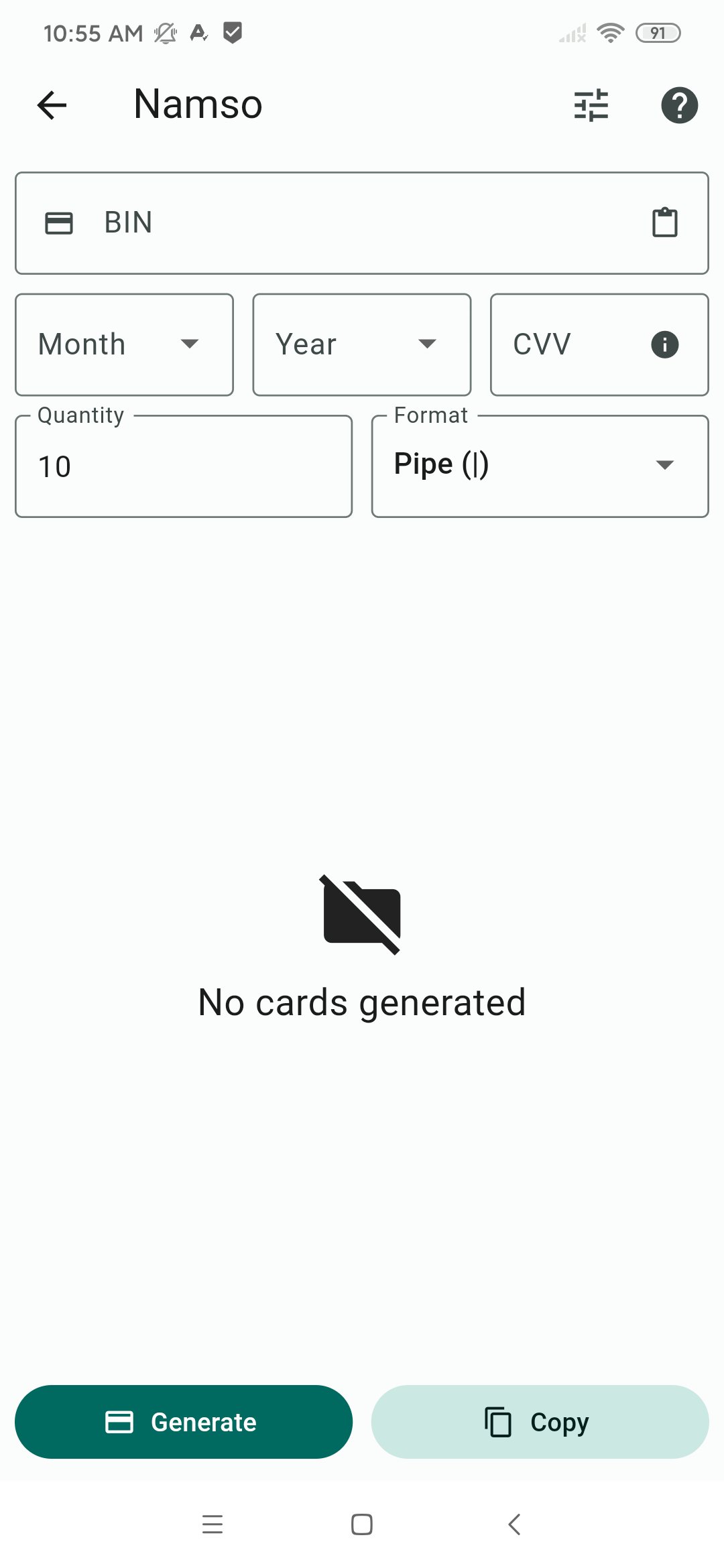BinManager: BIN Generator 2.4.0 Screenshot 9