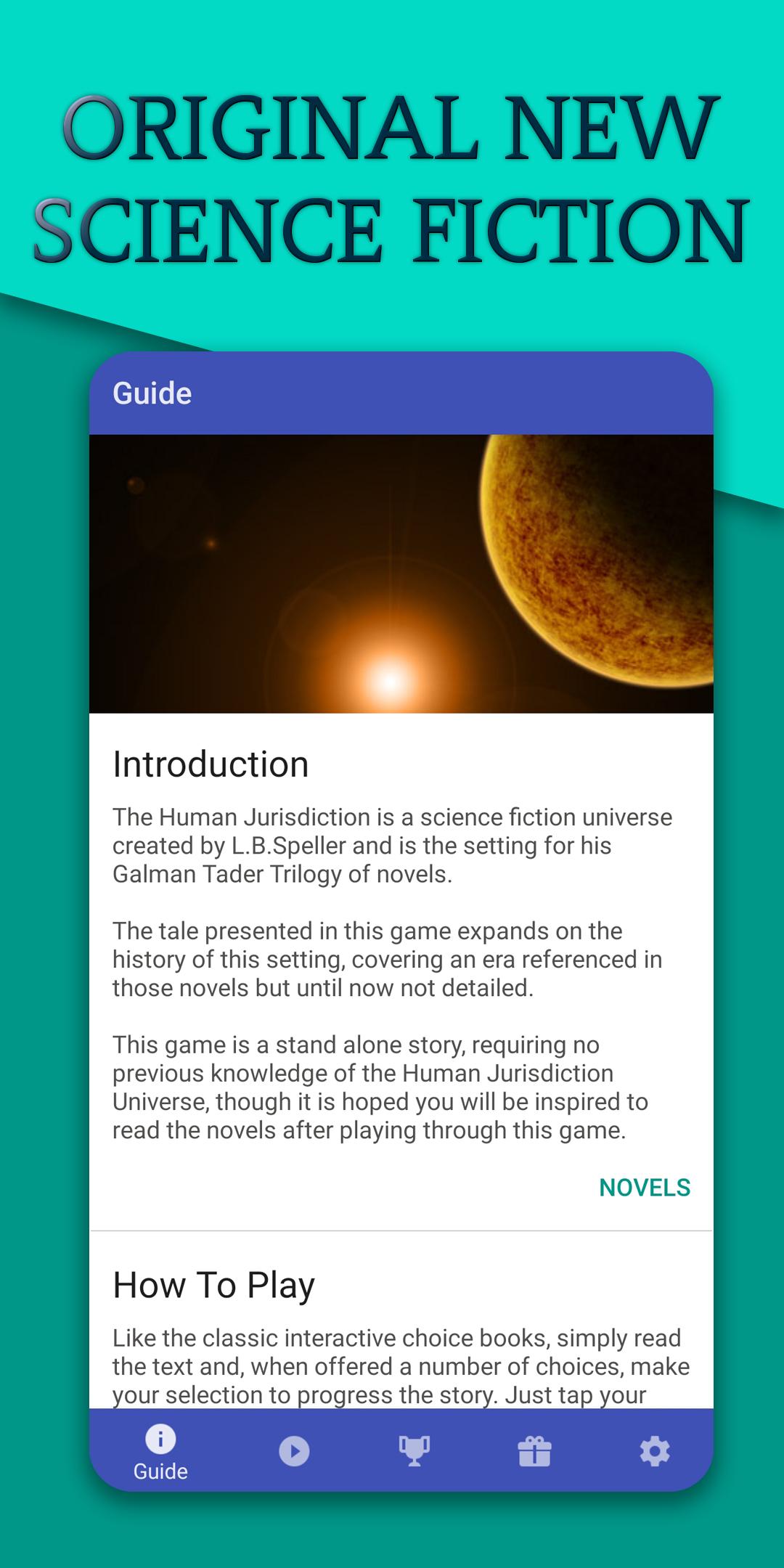 Serum Science Fiction Text Adventure 2.0.8.1 Screenshot 1