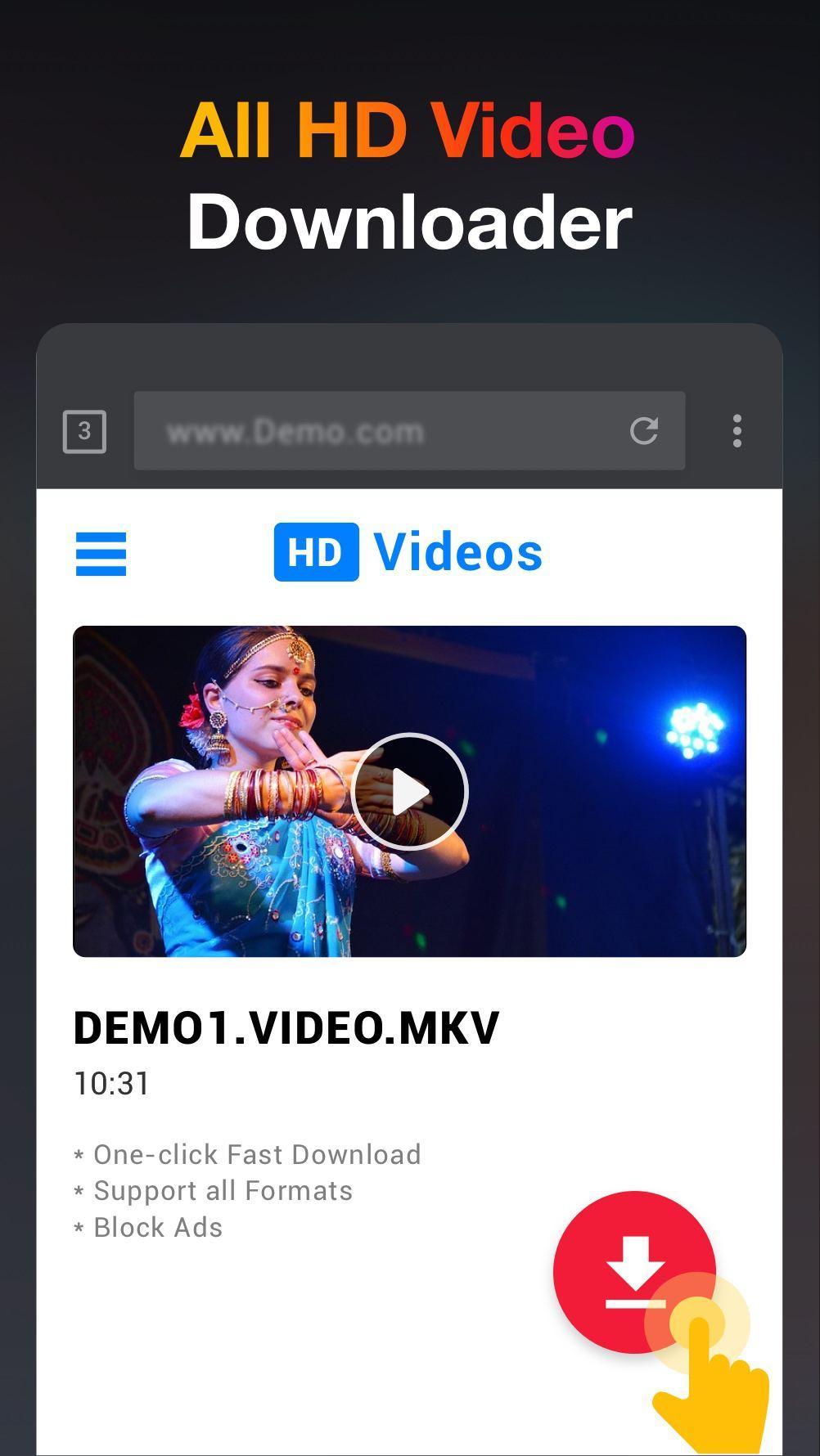 HD Video Downloader App - 2019 1.0.5 Screenshot 1
