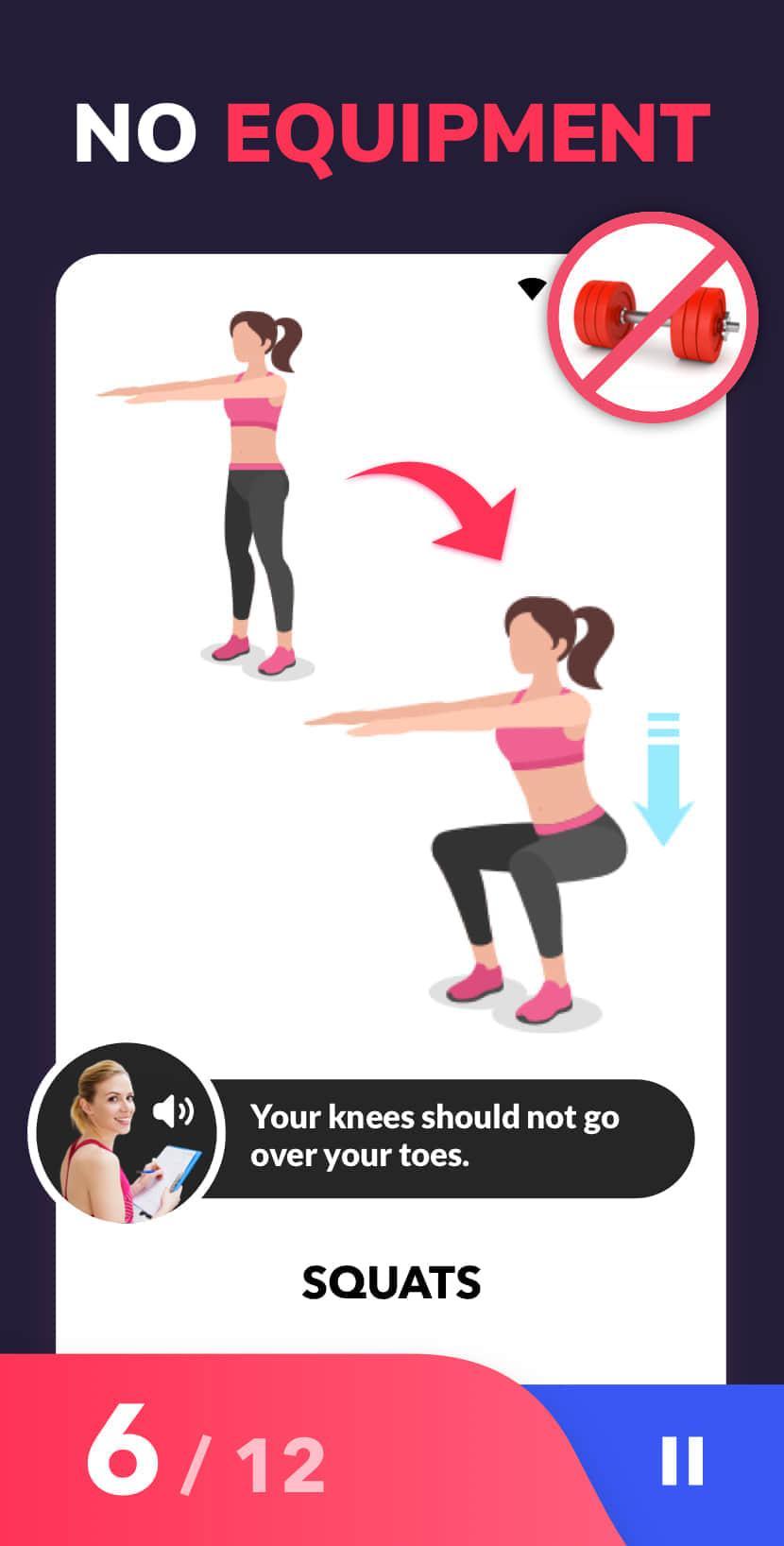 Lose Weight App for Women Workout at Home 1.0.22 Screenshot 2