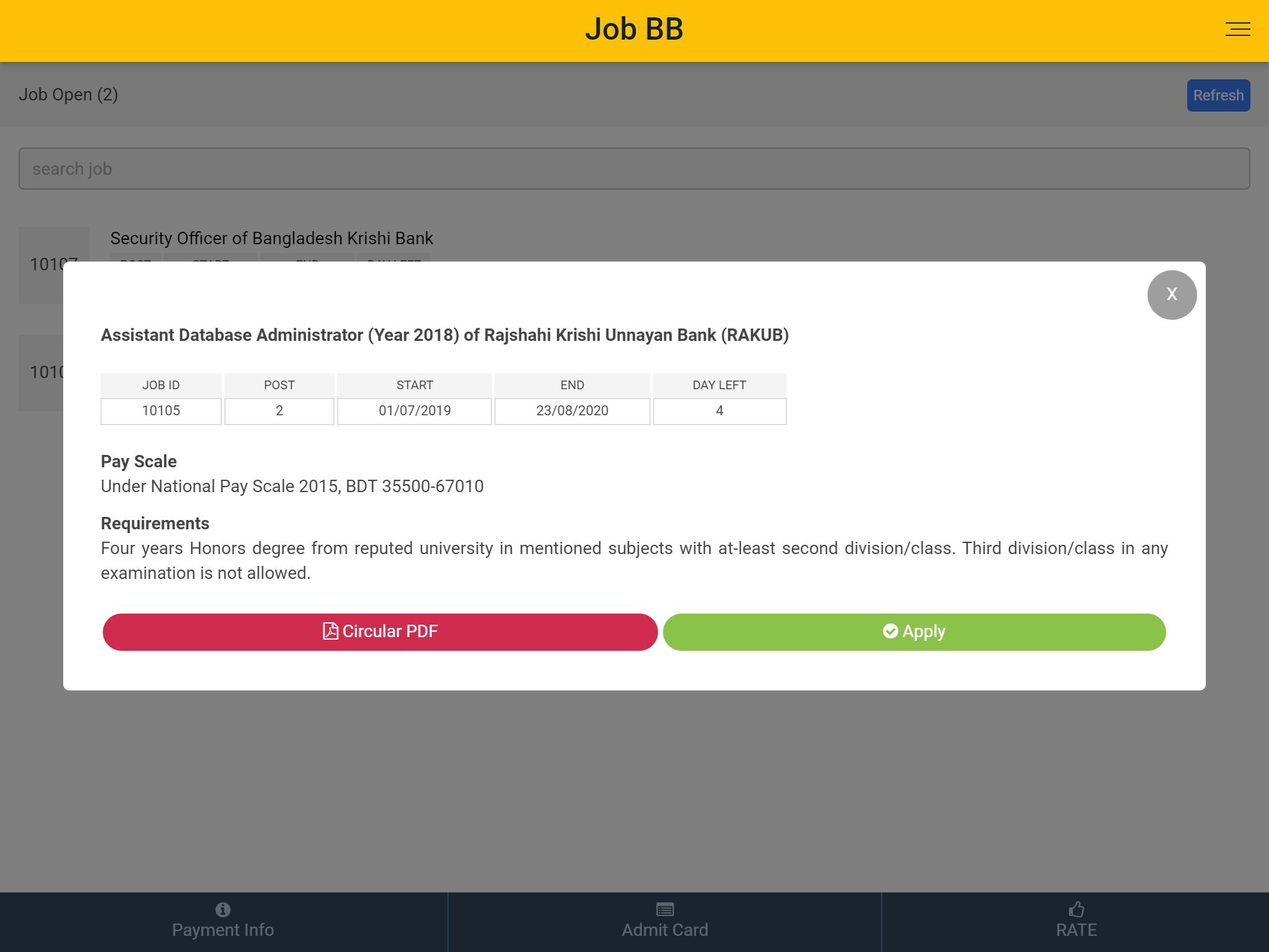 Job BB 1.0.7 Screenshot 4