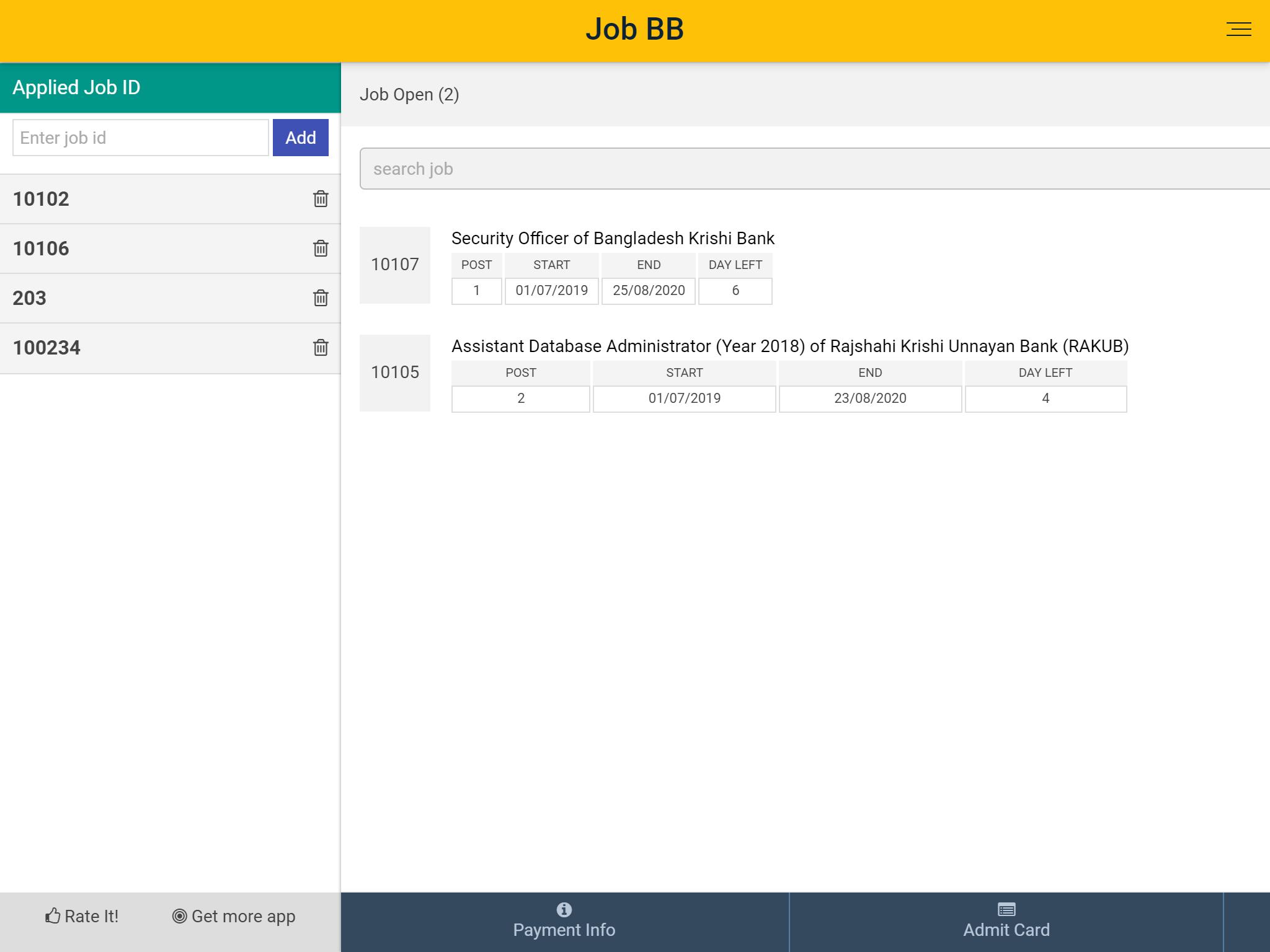 Job BB 1.0.7 Screenshot 5