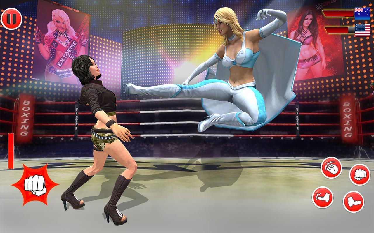 Superstar Girl Wrestling Ring Fight Mania 2019 1.14 Screenshot 4