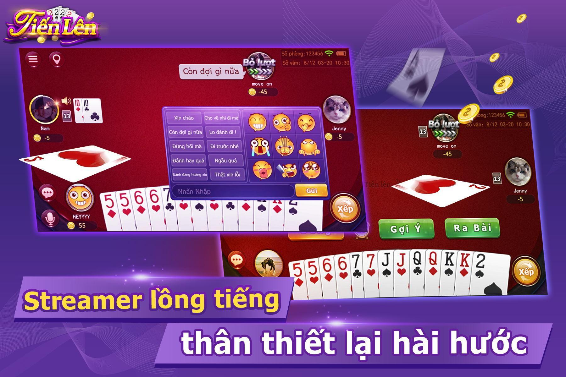 Tiến Lên Miền Nam - Tien Len -Tá Lả-Phỏm -ZingPlay 2.4.081601 Screenshot 11