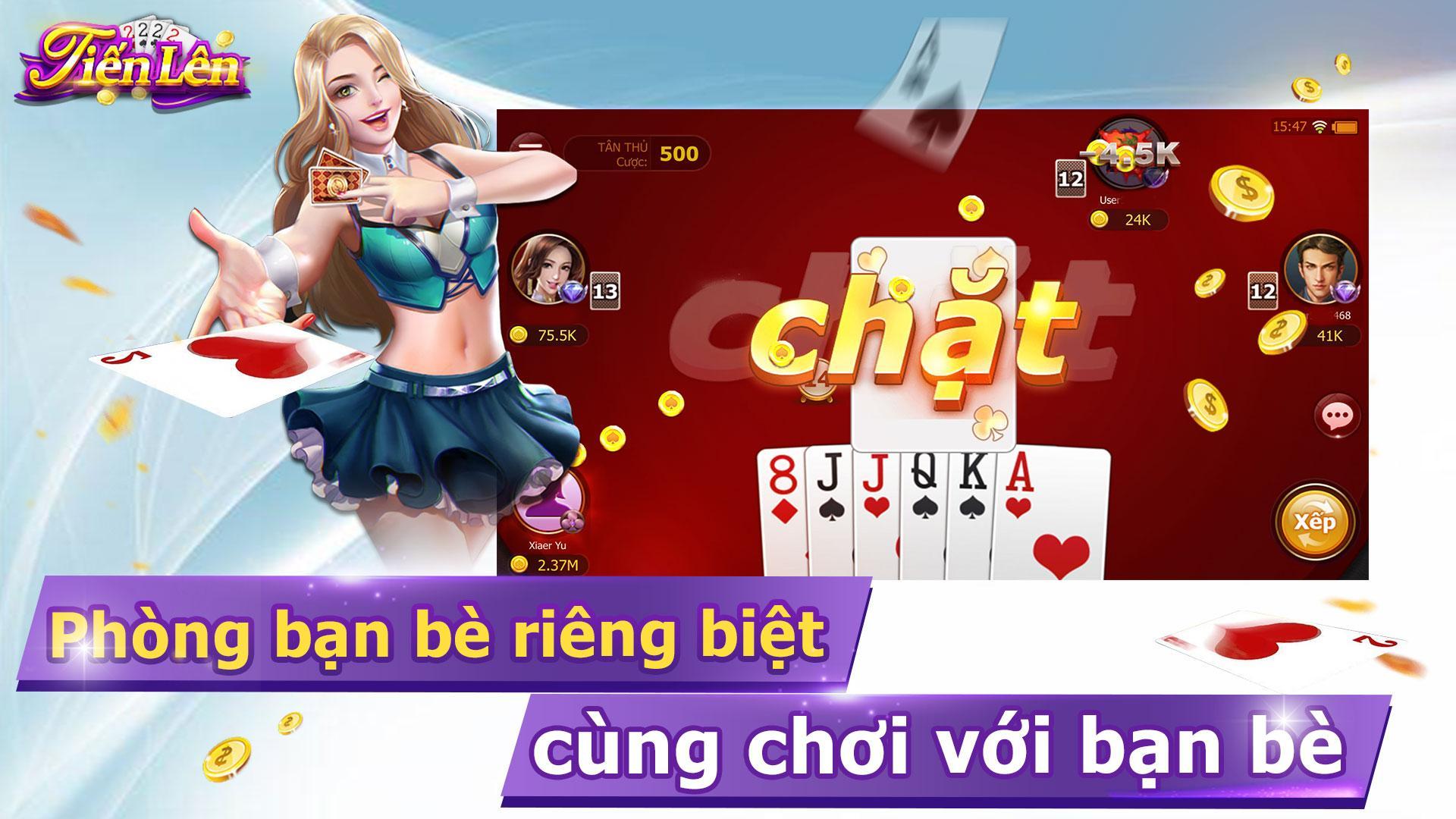 Tiến Lên Miền Nam - Tien Len -Tá Lả-Phỏm -ZingPlay 2.4.081601 Screenshot 2