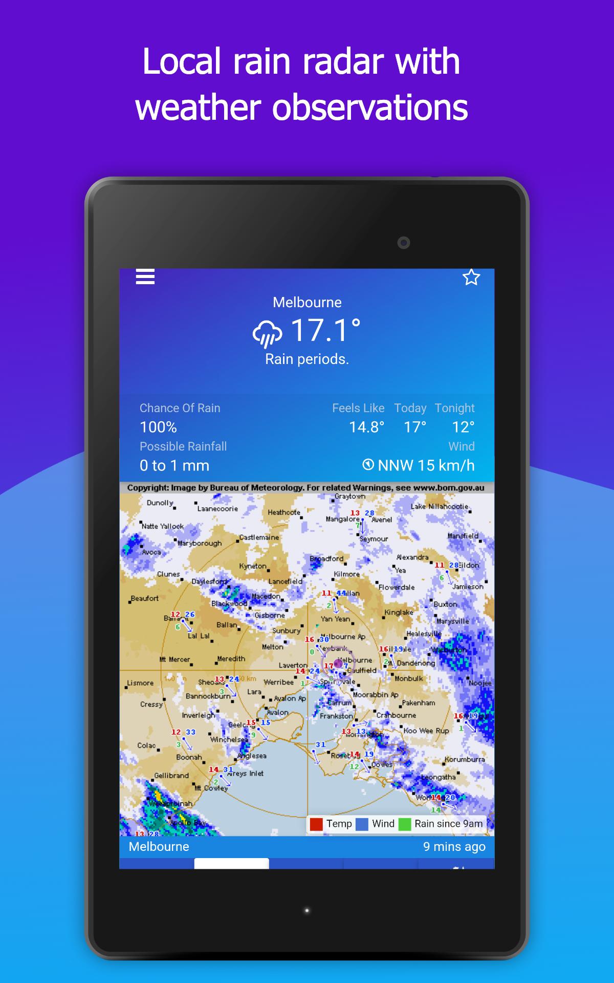 AUS Rain Radar Bom Radar and Weather App 4.3.5 Screenshot 11