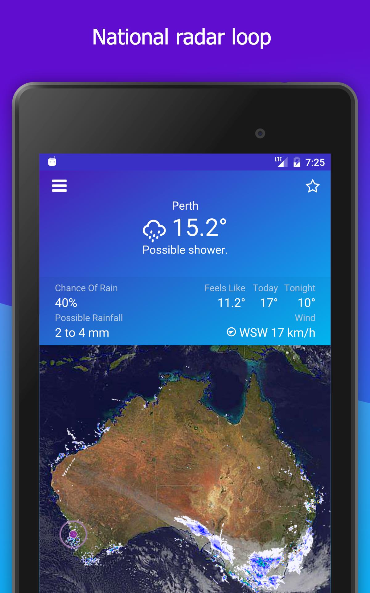 AUS Rain Radar Bom Radar and Weather App 4.3.5 Screenshot 13