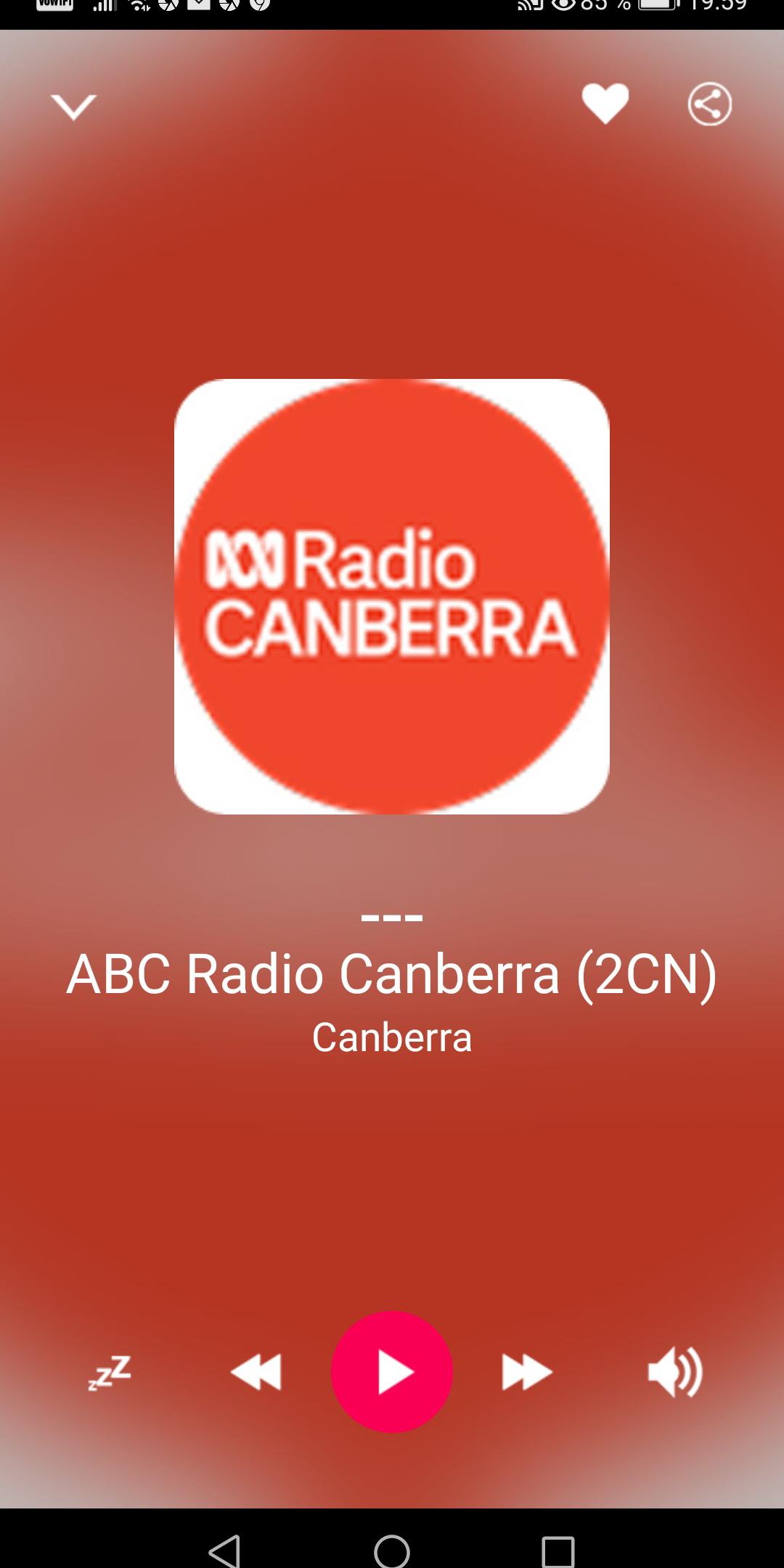 Australian Capital Territory Radio Stations 6.0.2 Screenshot 3
