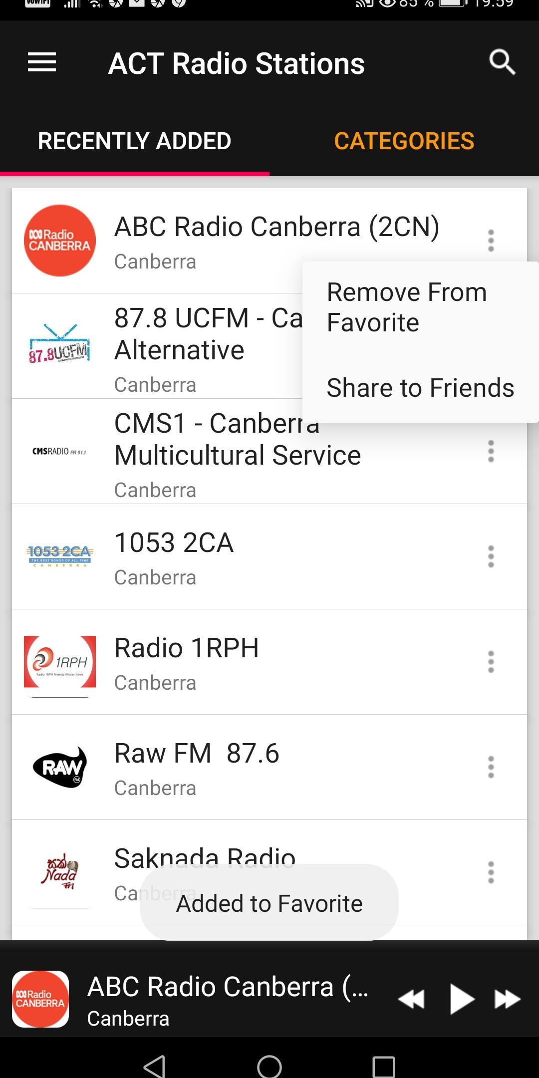 Australian Capital Territory Radio Stations 6.0.2 Screenshot 7