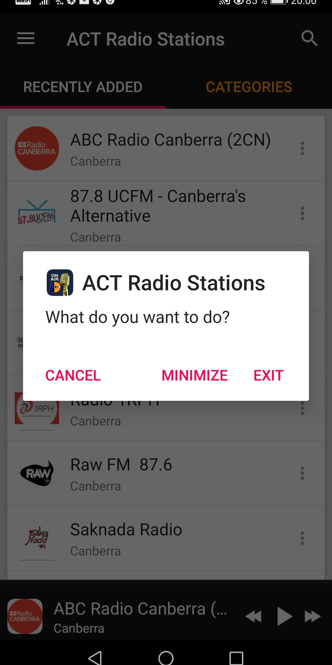 Australian Capital Territory Radio Stations 6.0.2 Screenshot 8