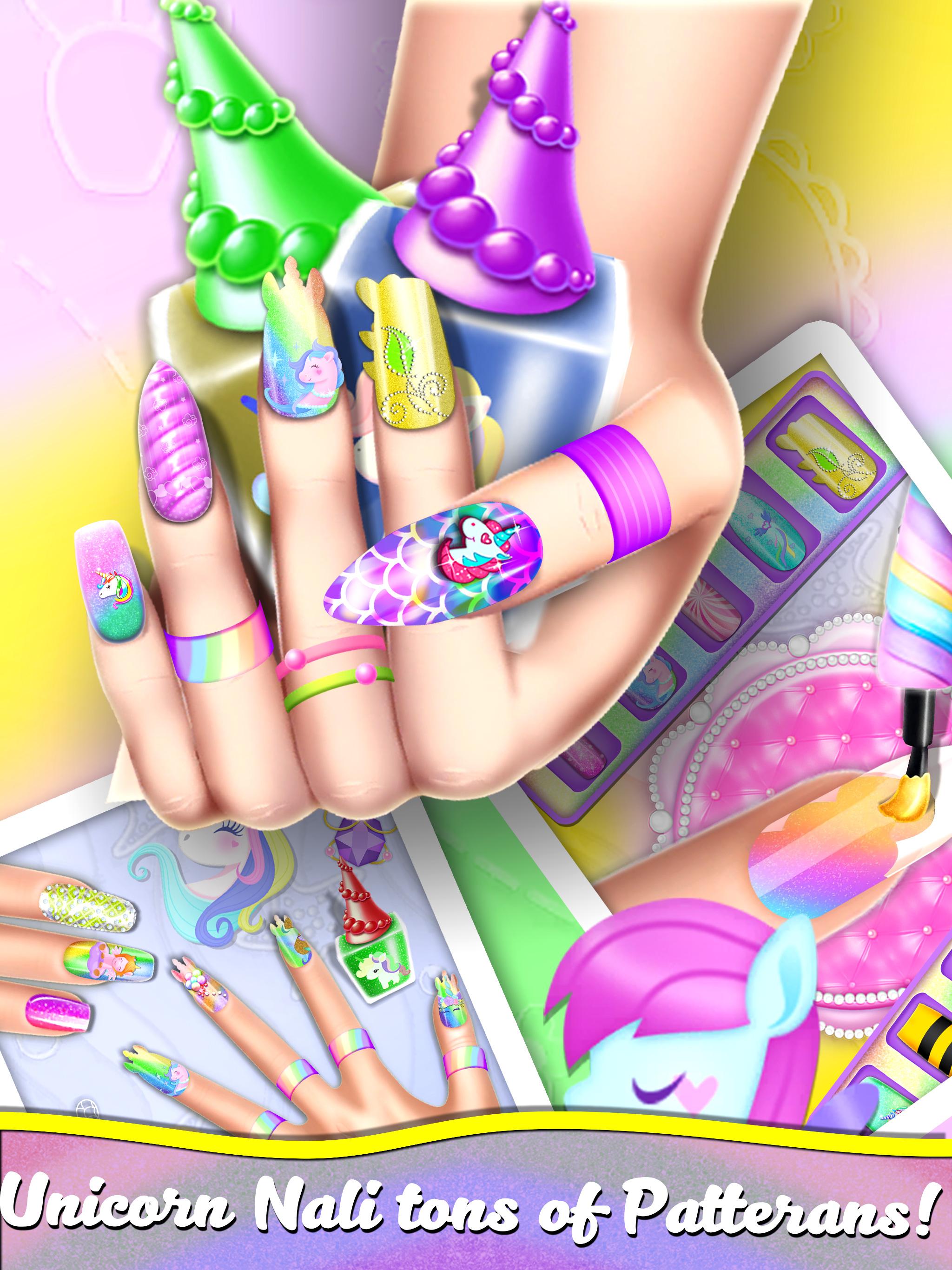 Manicure Nail Salon- Unicorn Fashion Game for Girl 1.0 Screenshot 14