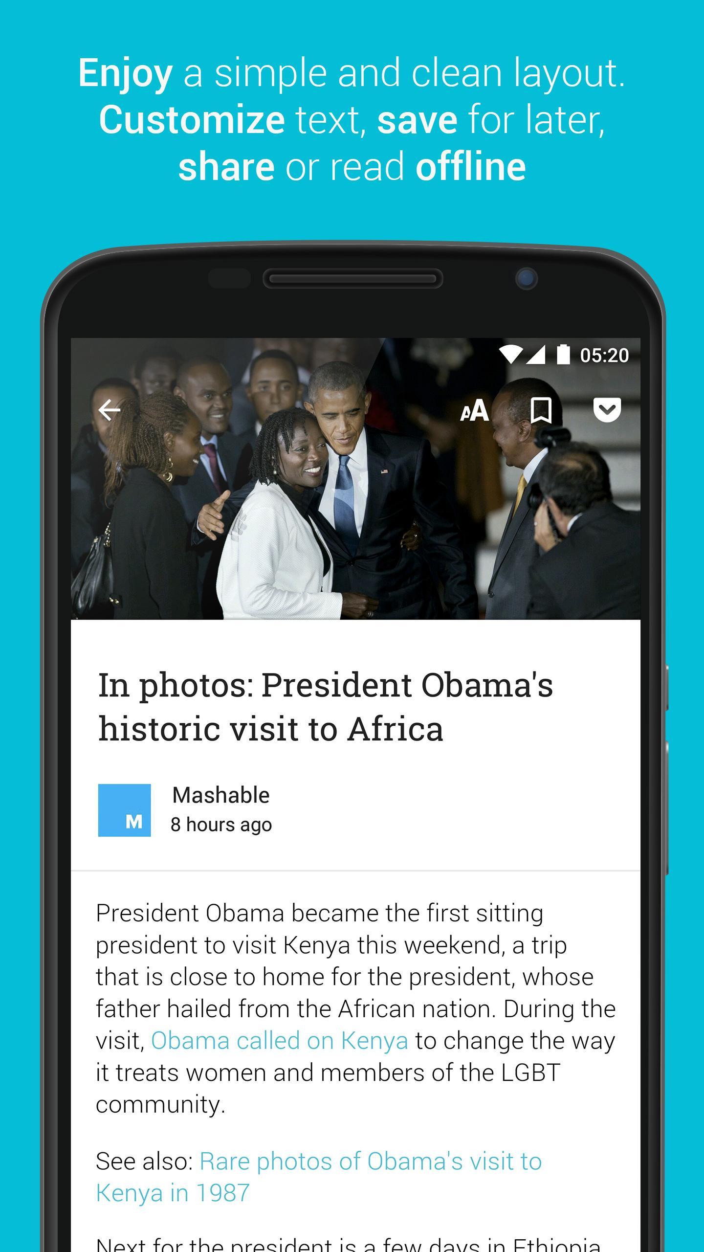 Palabre Feedly RSS Reader News 3.2.4 Screenshot 3