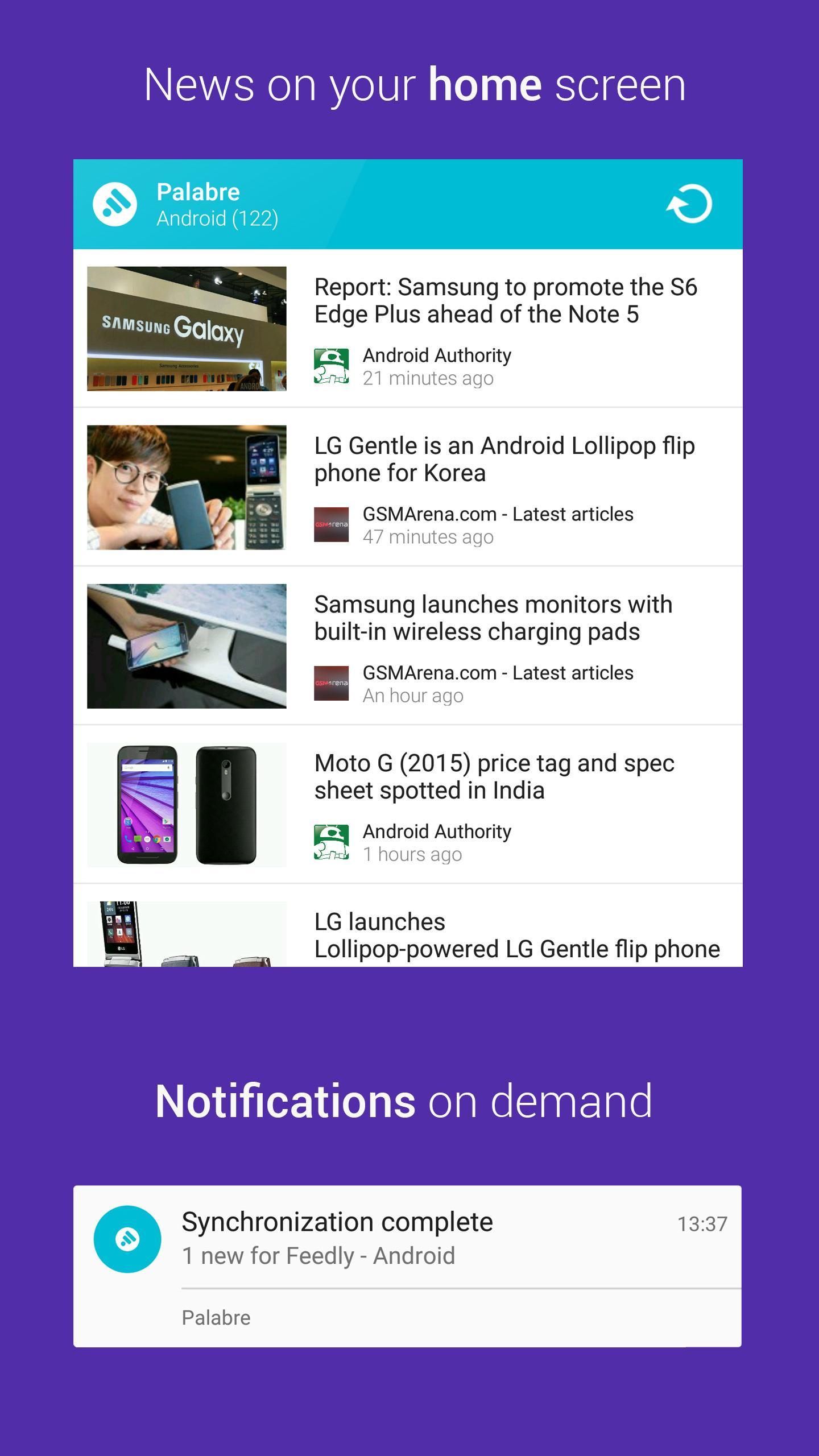 Palabre Feedly RSS Reader News 3.2.4 Screenshot 5