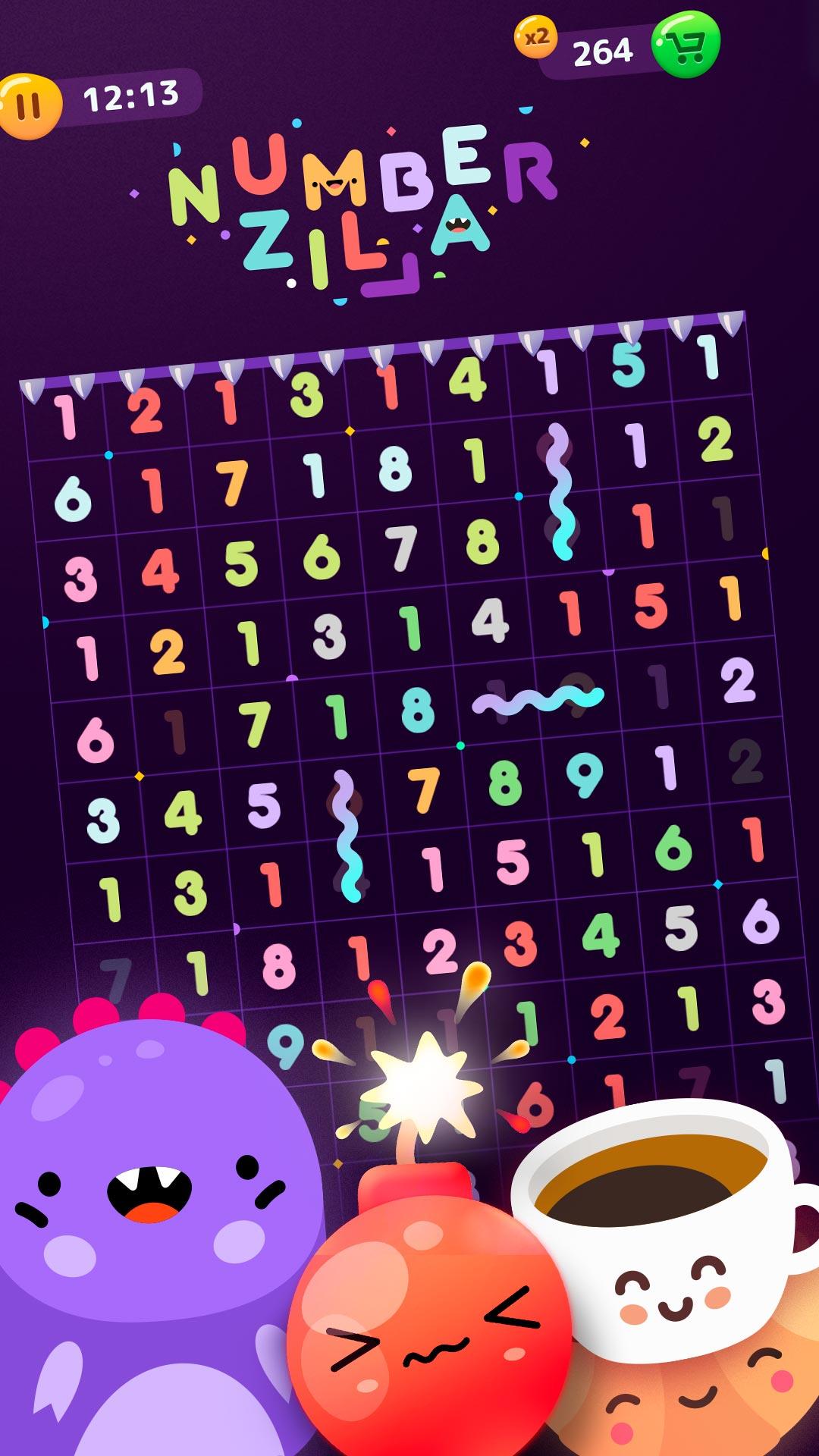 Numberzilla Number Puzzle | Board Game 3.9.0.0 Screenshot 1