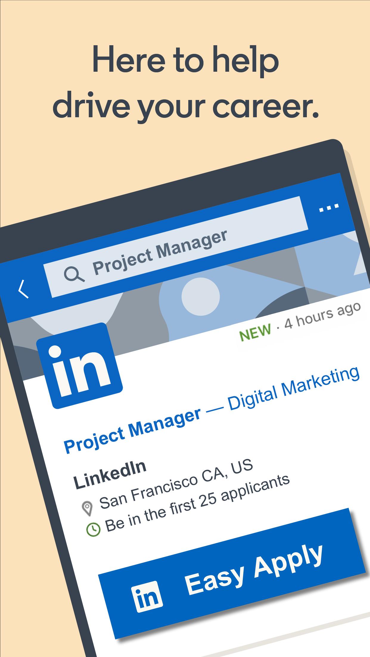 LinkedIn Jobs, Business News & Social Networking 4.1.512 Screenshot 1
