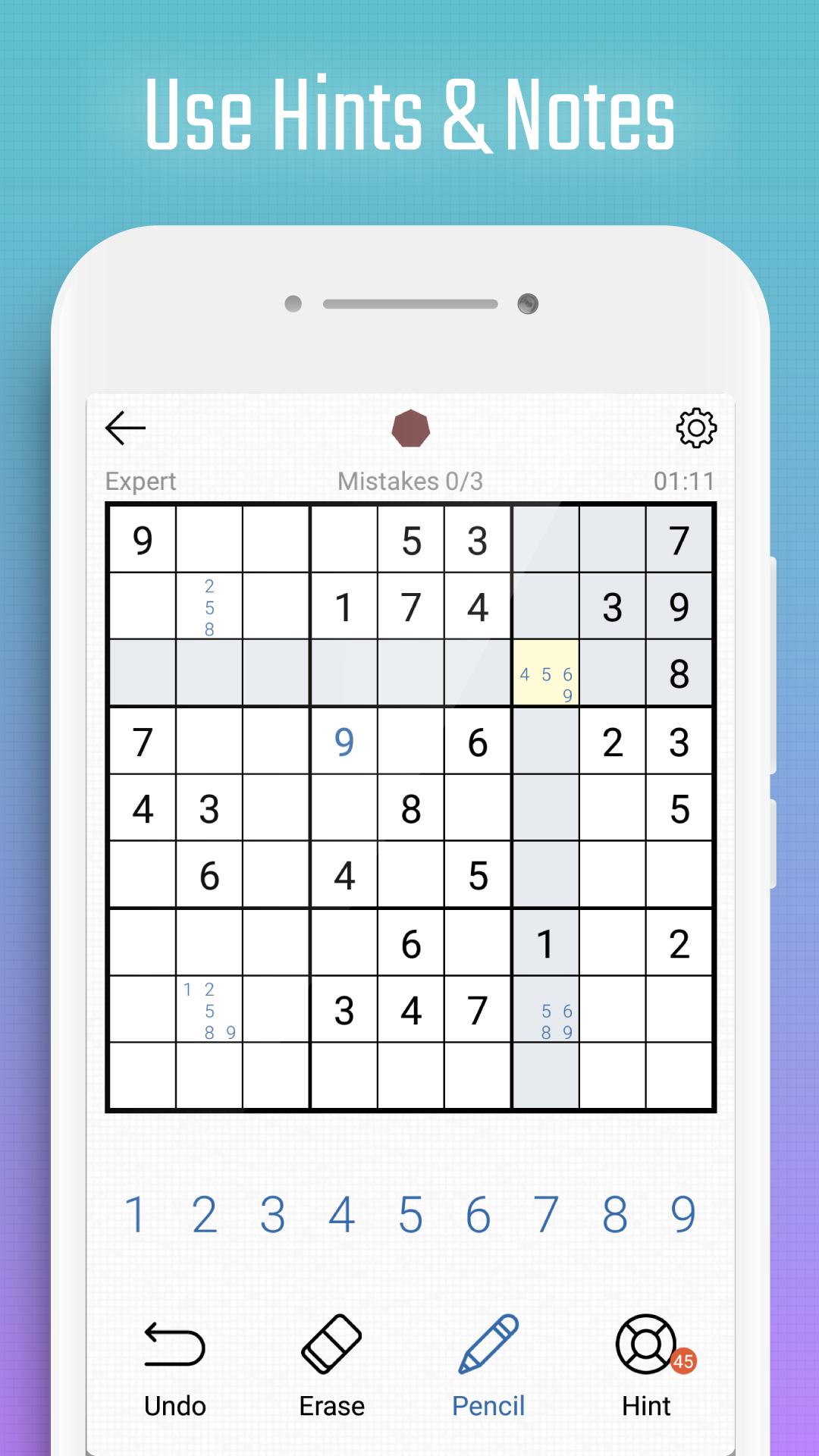 Sudoku Free - Classic Logic Puzzle Game 4.1 Screenshot 6