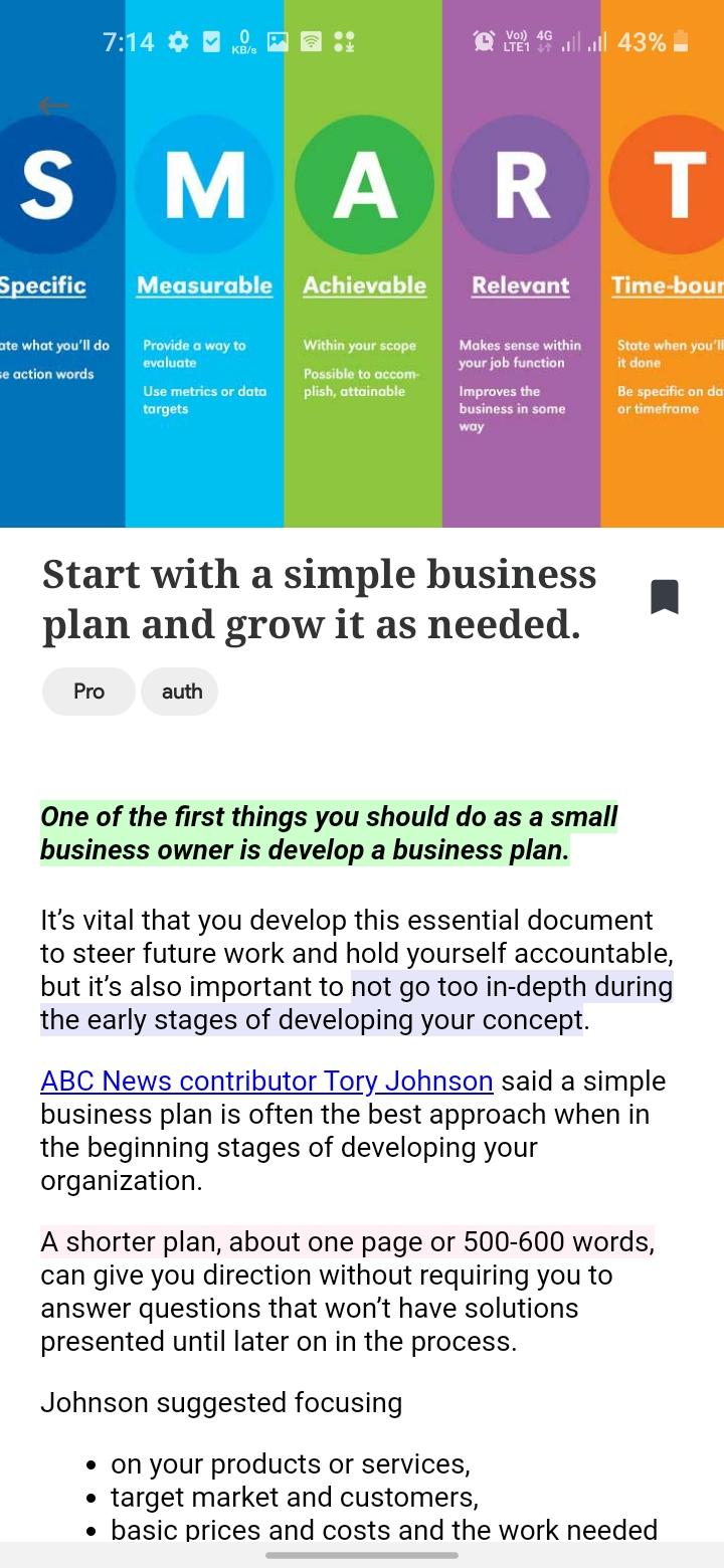 Business Tips, information, facts, article & more. 1.0.3 Screenshot 12