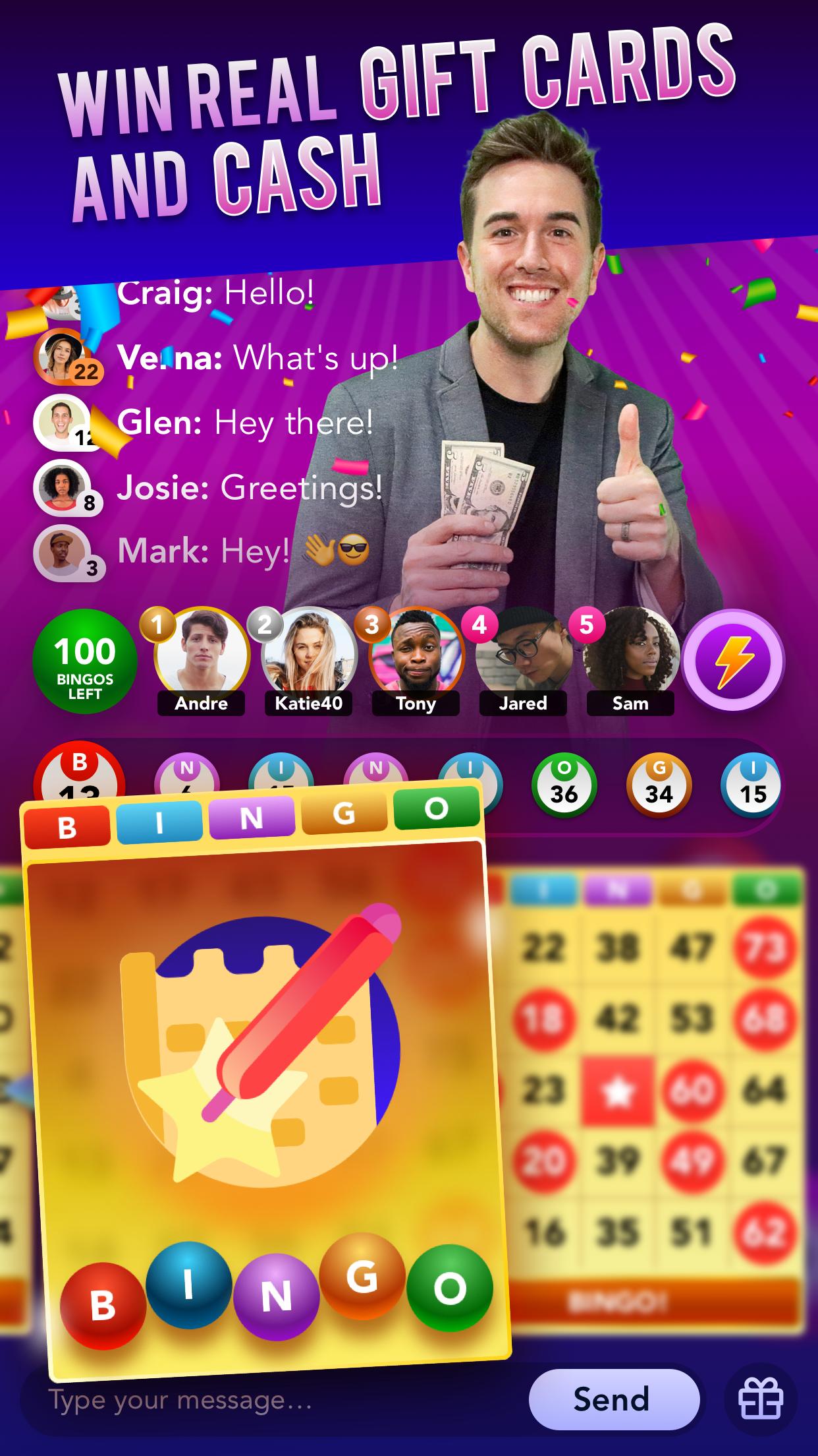 Live Play Bingo Cash Prizes 1.12.4 Screenshot 1