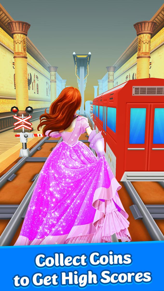 Running Princess Subway : Ice Princess Runner 1.3 Screenshot 4