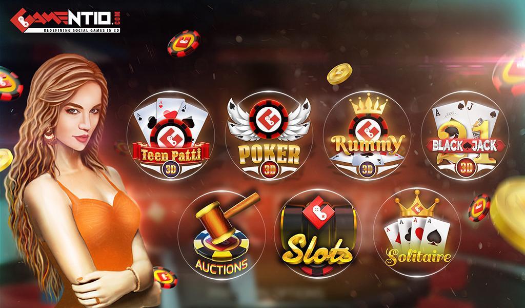 Gamentio 3D: Poker Teenpatti Rummy Slots +More 2.0.20 Screenshot 17