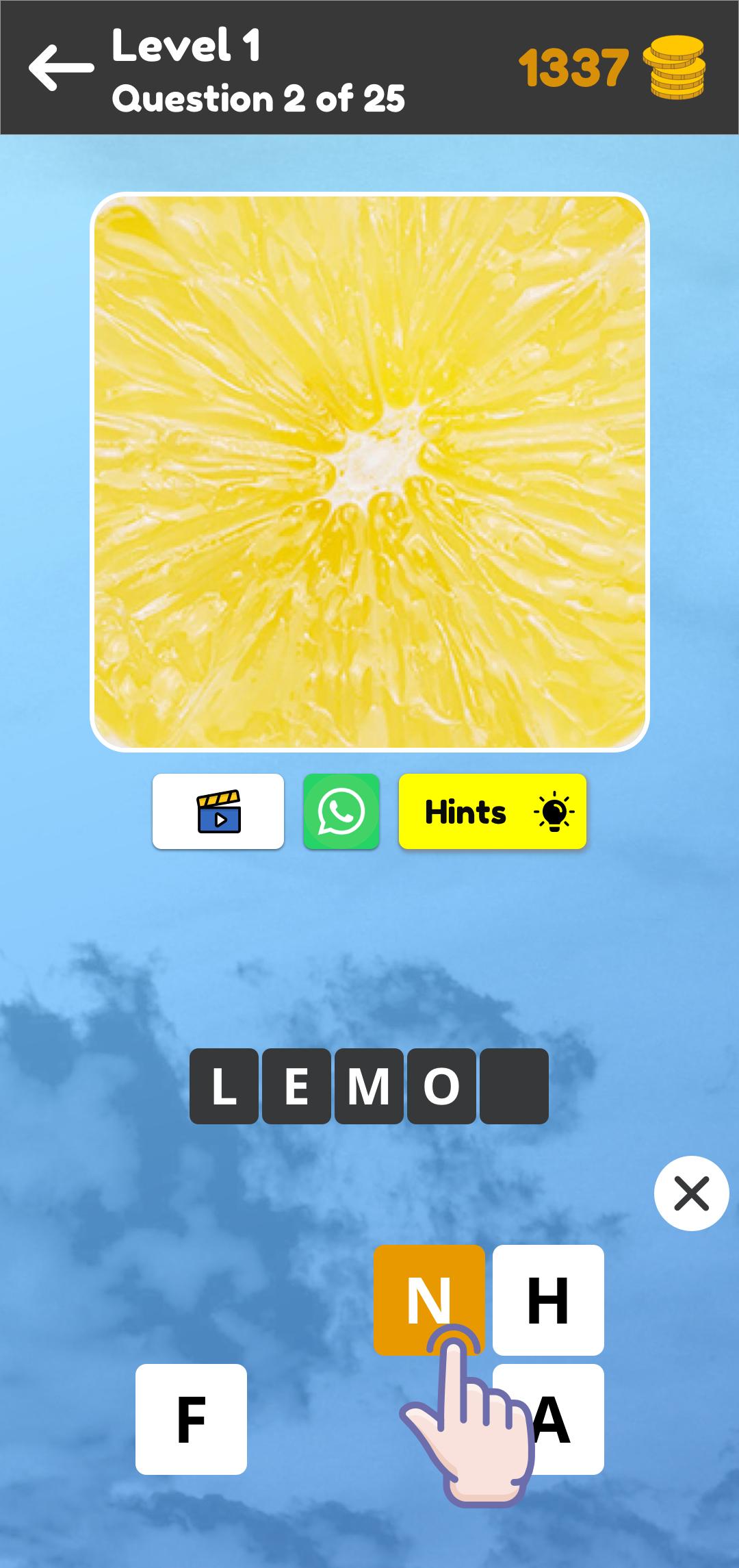 Zoom Quiz Close Up Pics Game, Guess the Word 2.2.3 Screenshot 2