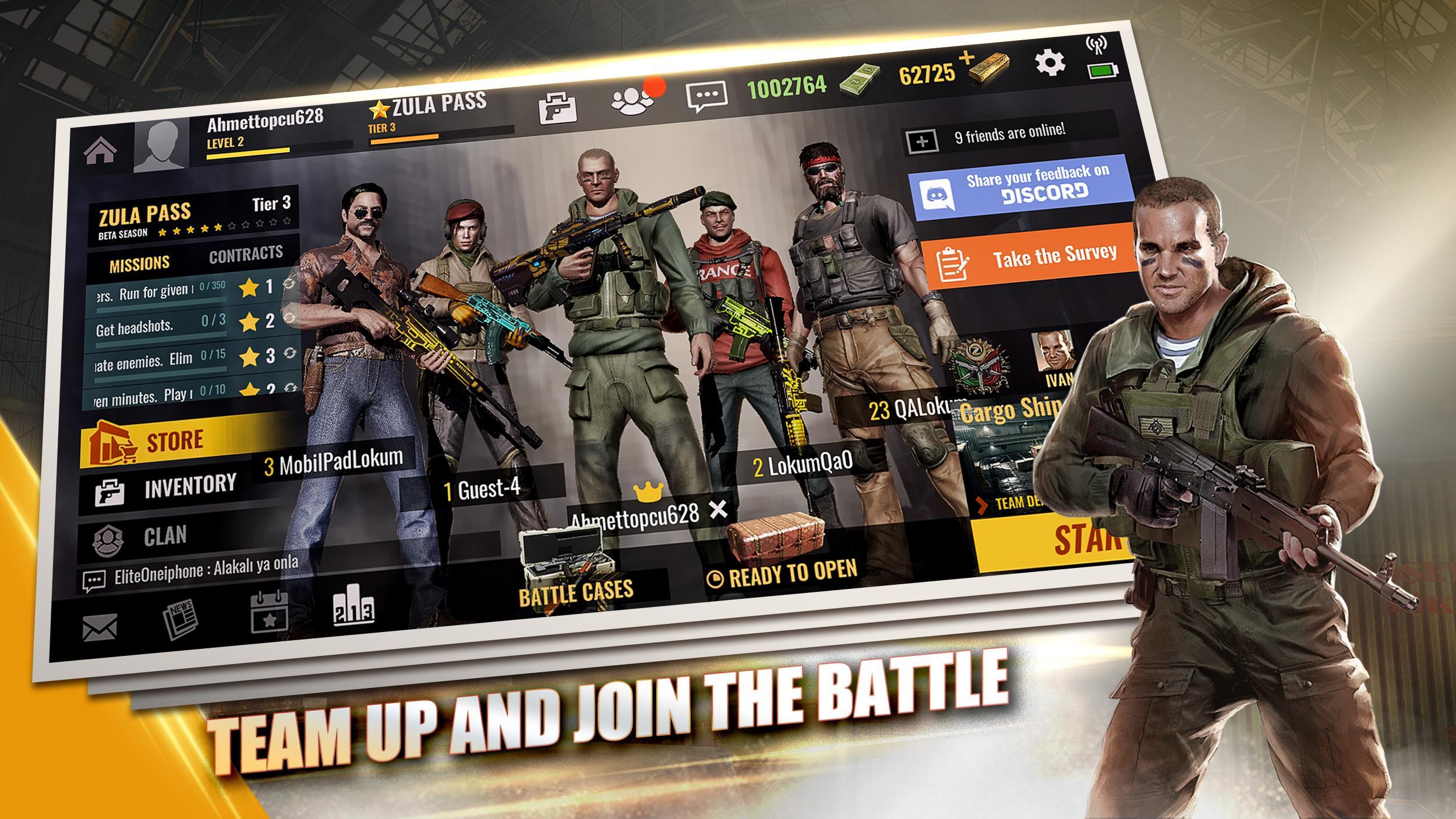 Zula Mobile Multiplayer FPS 0.14.1 Screenshot 1
