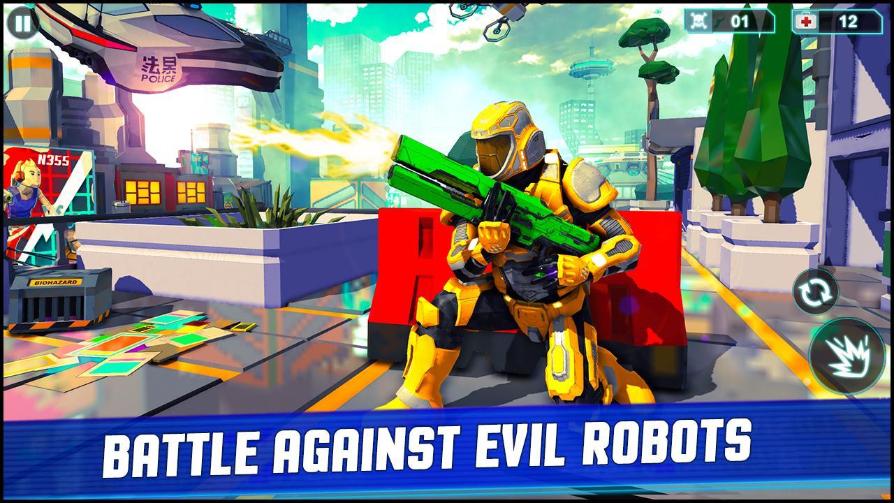 Robot Strike- Iron Counter Terrorist Shooting Game 1.0.1 Screenshot 1