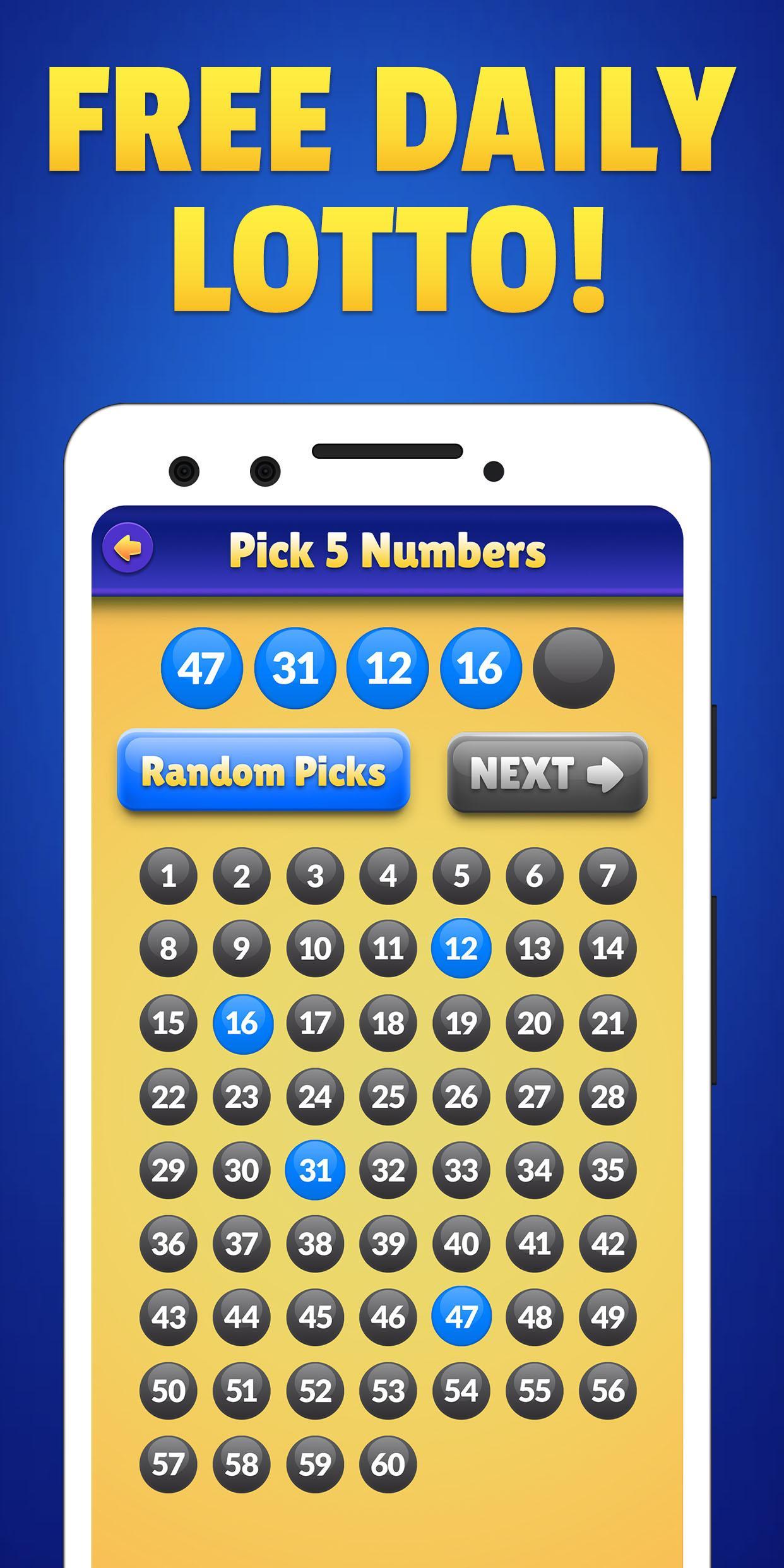Lucky Lotto WIN REAL MONEY! It's your LUCKY DAY 5.0.0 Screenshot 1
