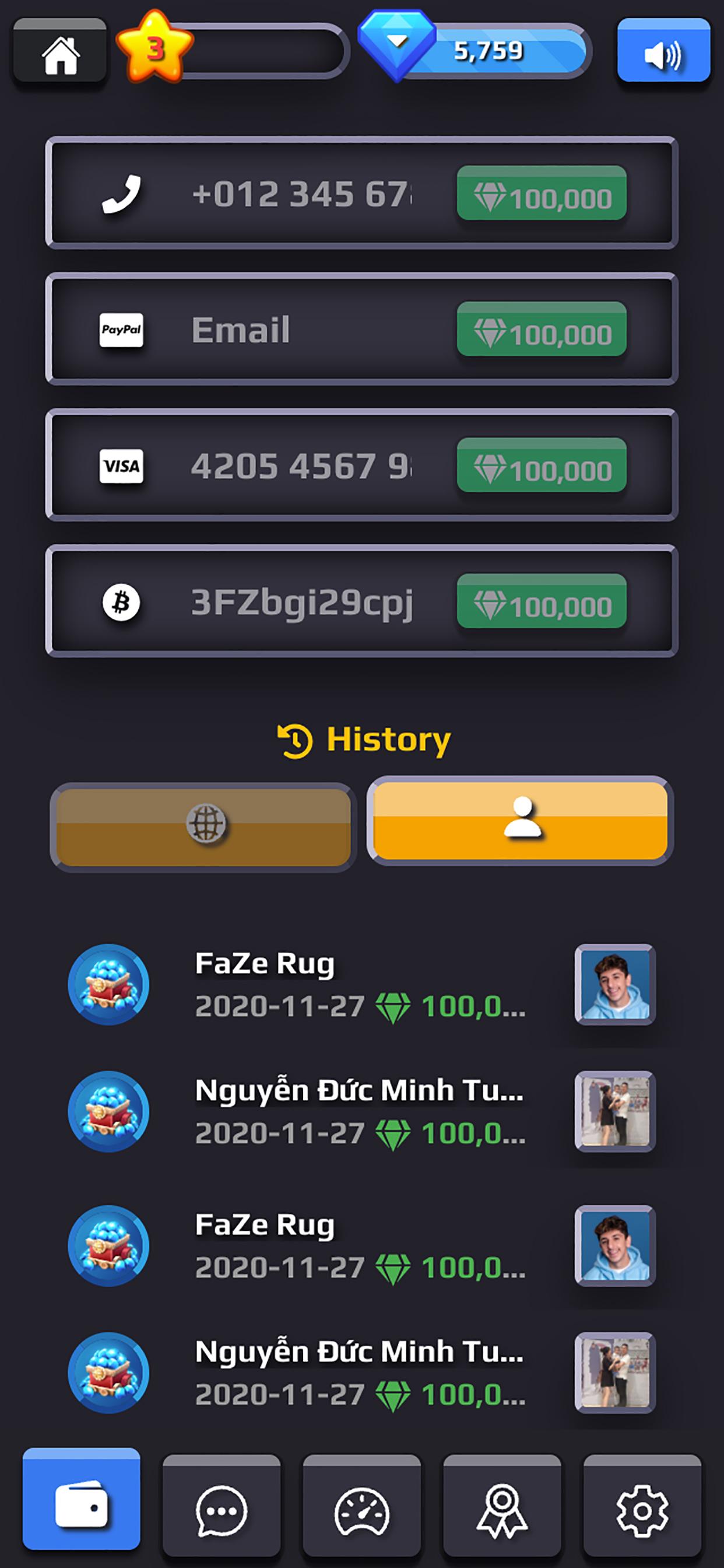 Lucky Diamond - Earn money 2.7.1 Screenshot 2
