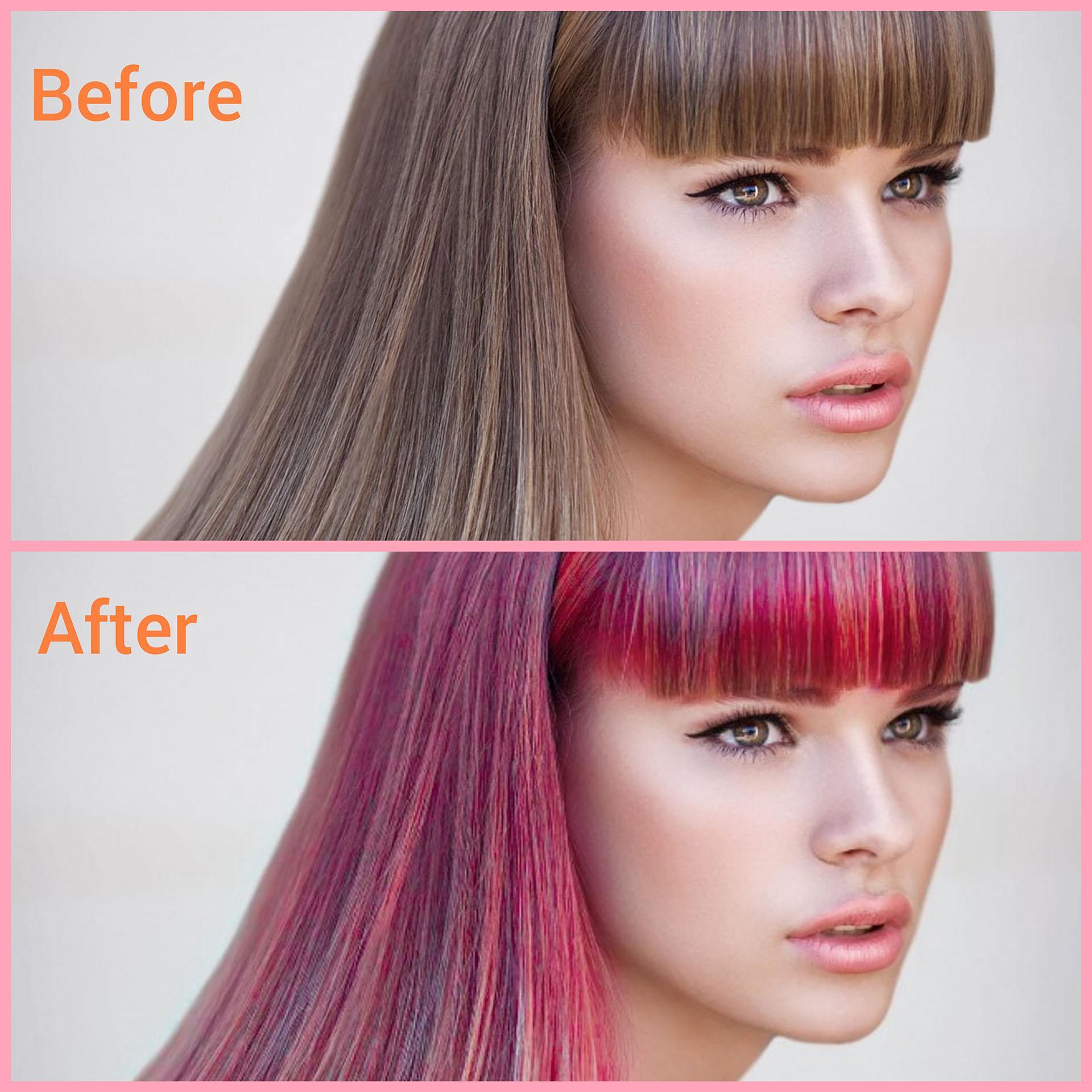 Hair color changer - Try different hair colors 1.10 Screenshot 1