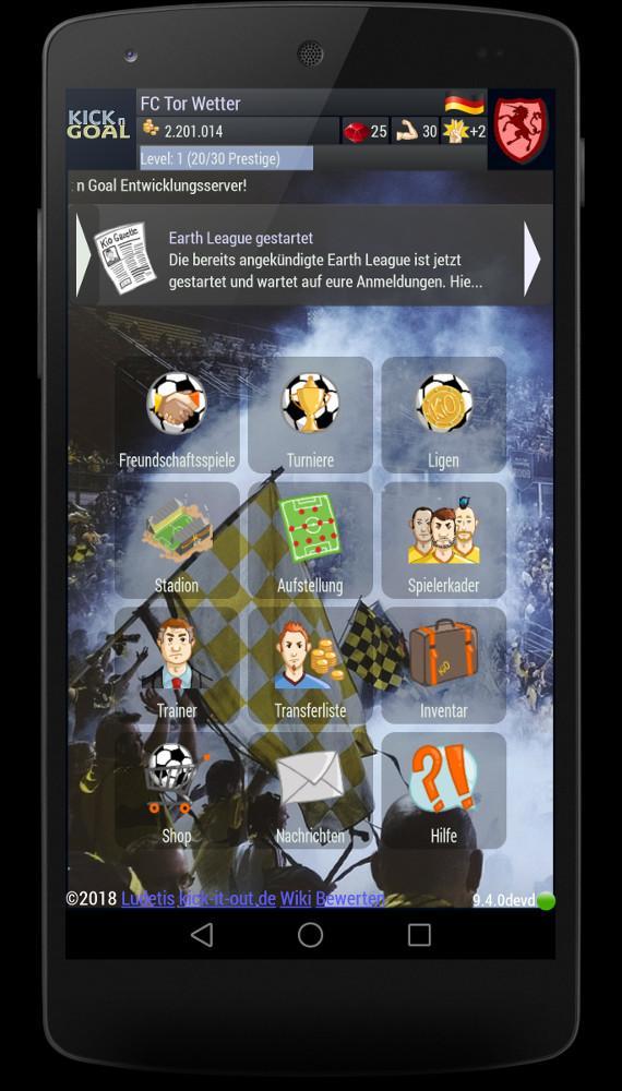 Kick n Goal Solo Football Manager 1.3.1 Screenshot 3
