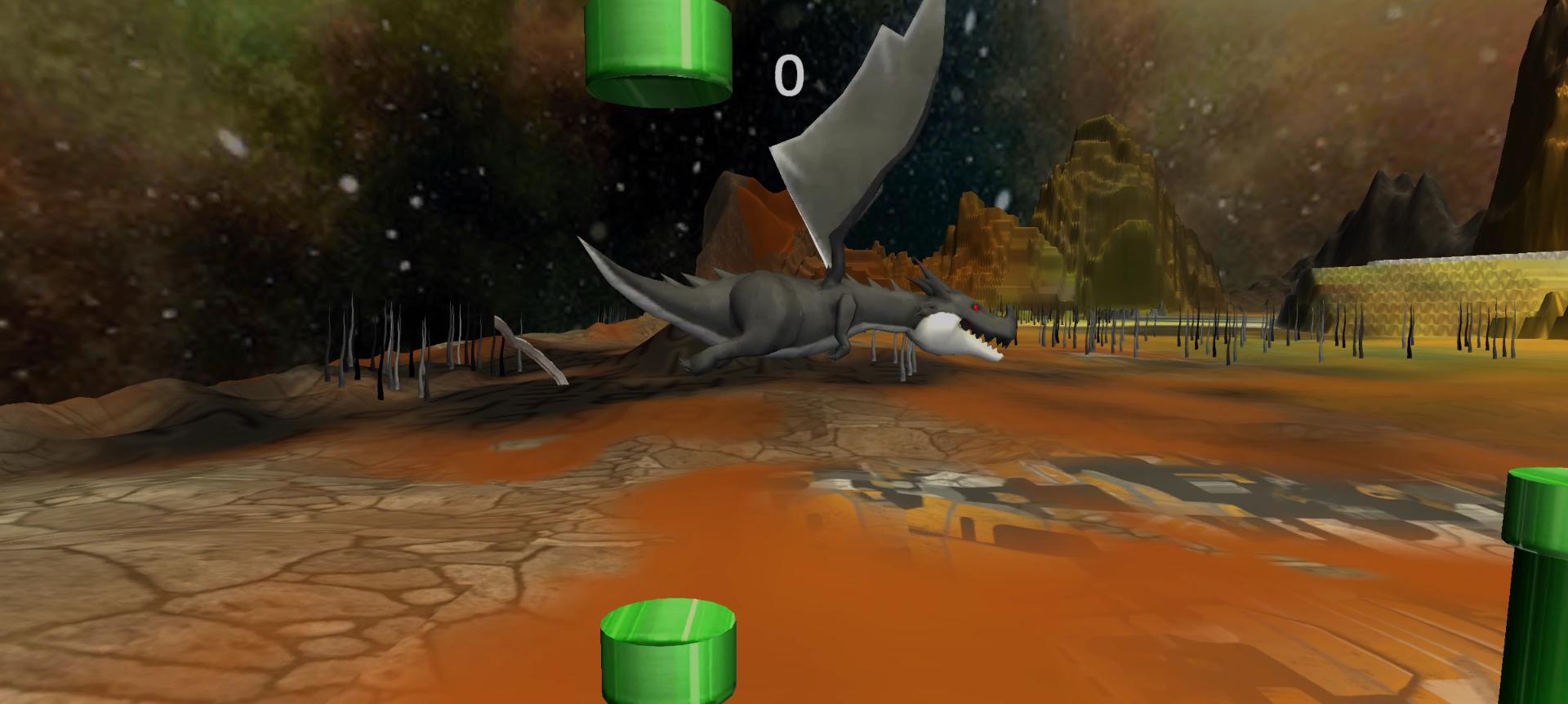 Flappy Dragon 3D Bird Funny Arcade Game Flappy 1.7 Screenshot 14