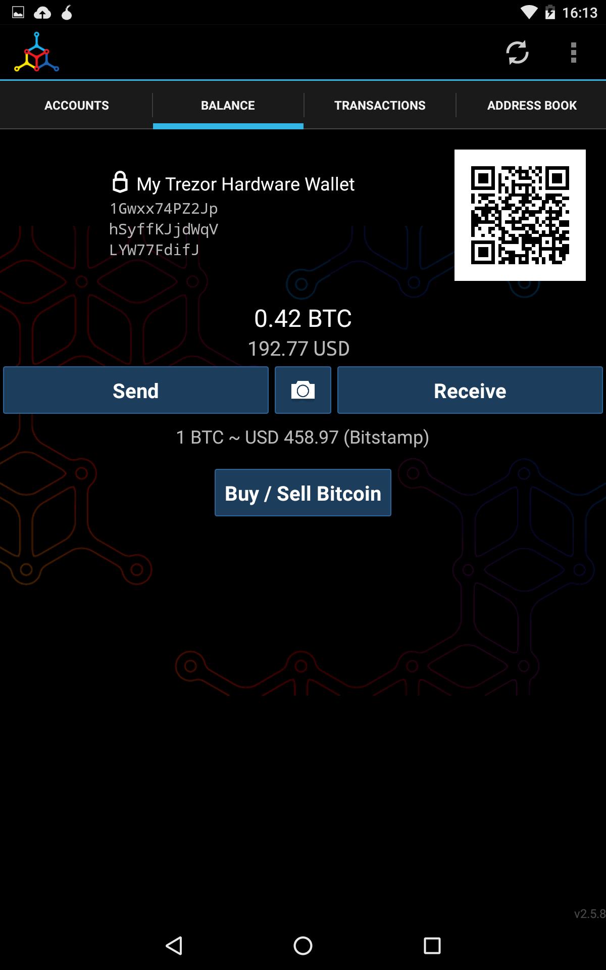 Mycelium Bitcoin Wallet 3.11.0.3 Screenshot 10