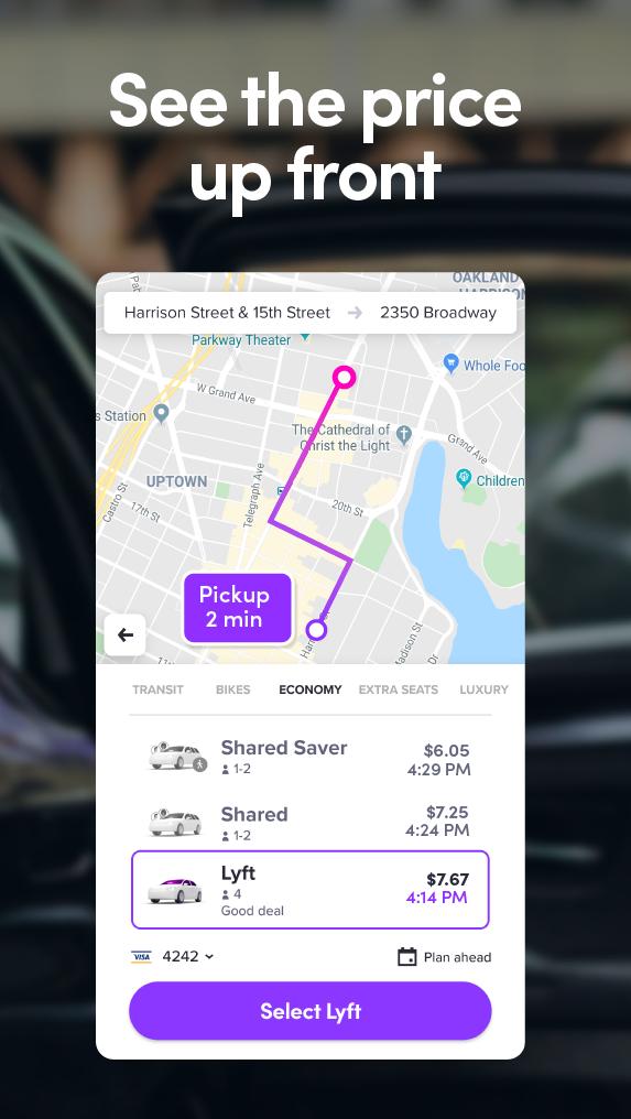 Lyft 6.61.3.1606896350 Screenshot 3