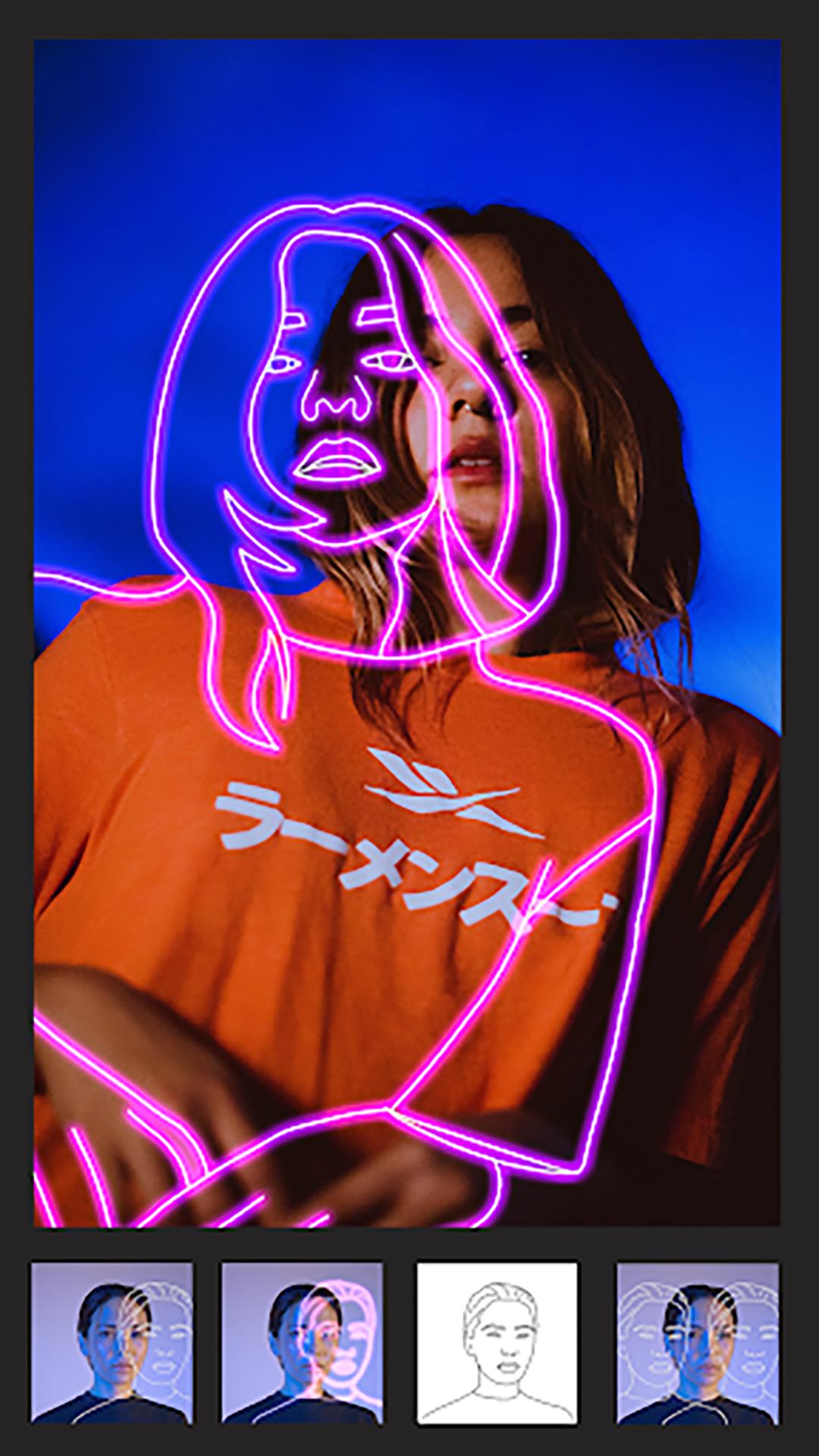 Instasquare Photo Editor: Drip Art, Neon Line Art 2.5.0.6 Screenshot 1