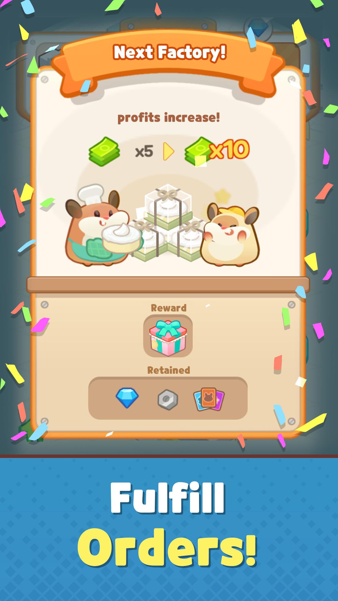 Hamster's Cake Factory - Idle Baking Manager 1.0.2 Screenshot 11