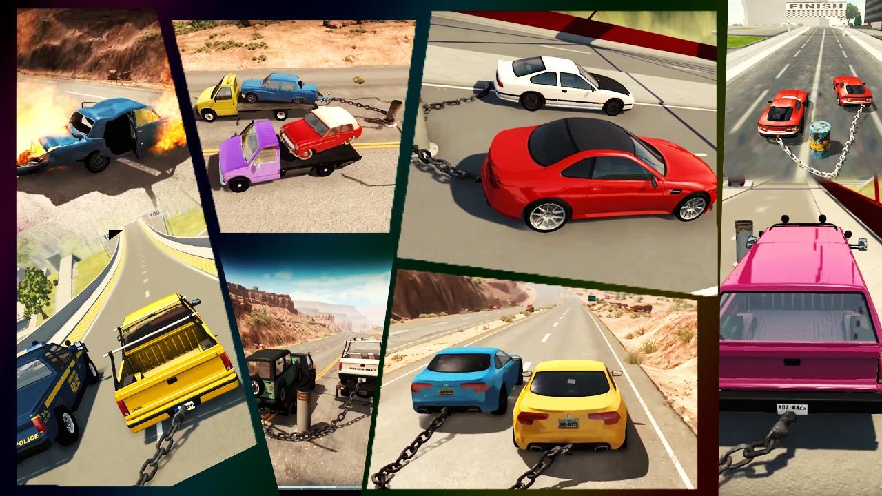 Chained Cars Against Ramp 3D 4.3.0.2 Screenshot 2