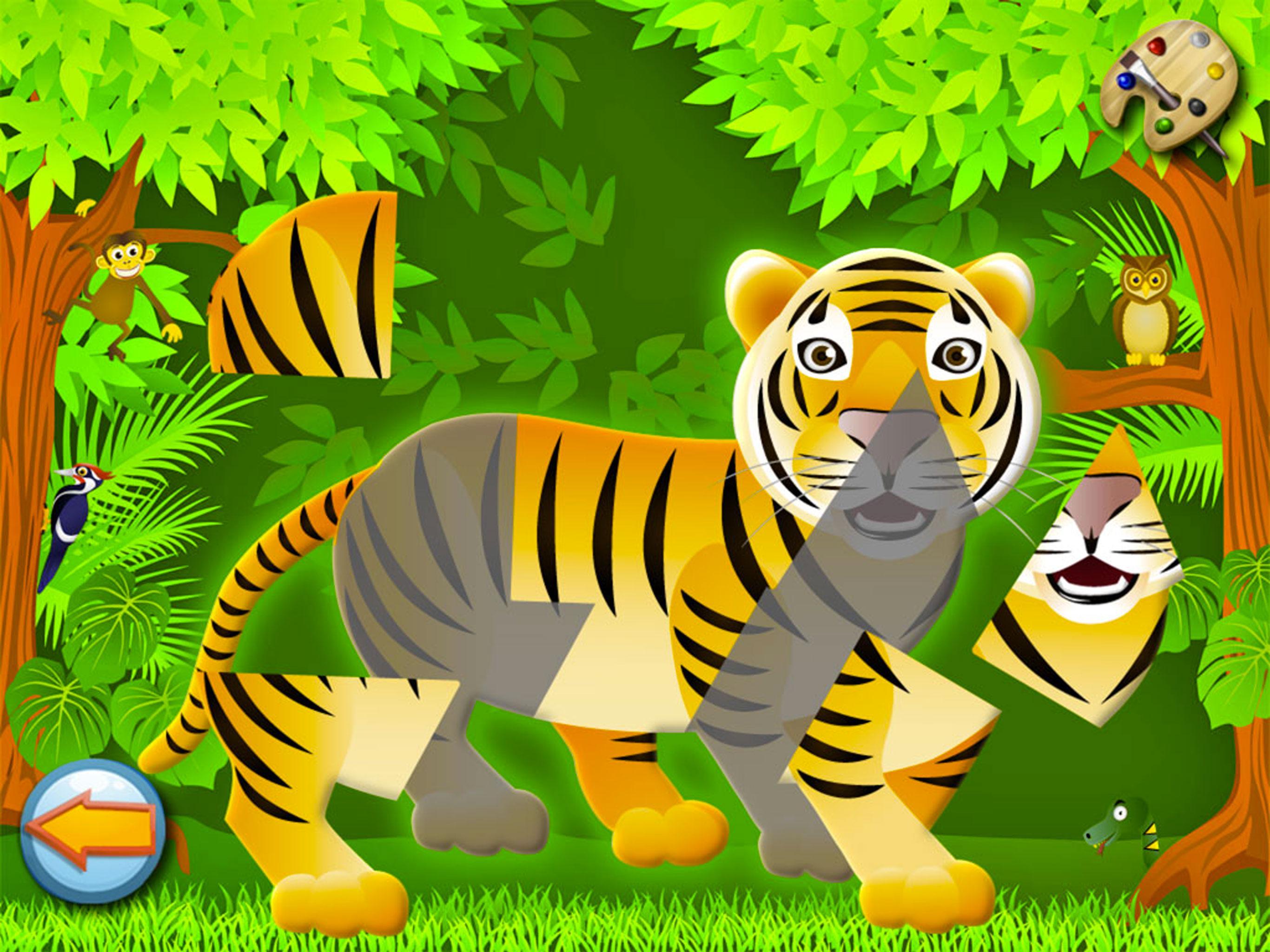 Forest Kids Coloring Puzzles, Games for Toddlers 2.0.1 Screenshot 12