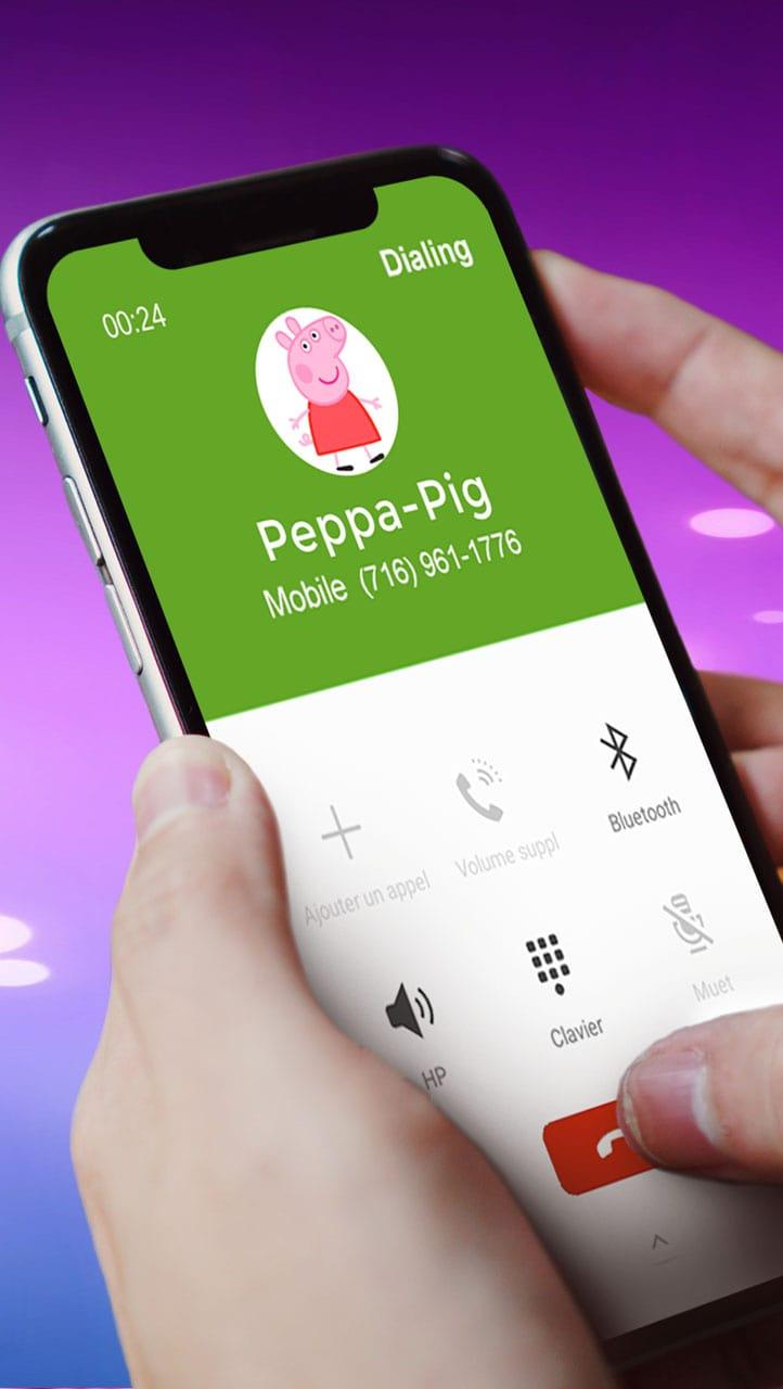 📱Talk To Peppe Incoming Simulator Call From Pig 1.0 Screenshot 14
