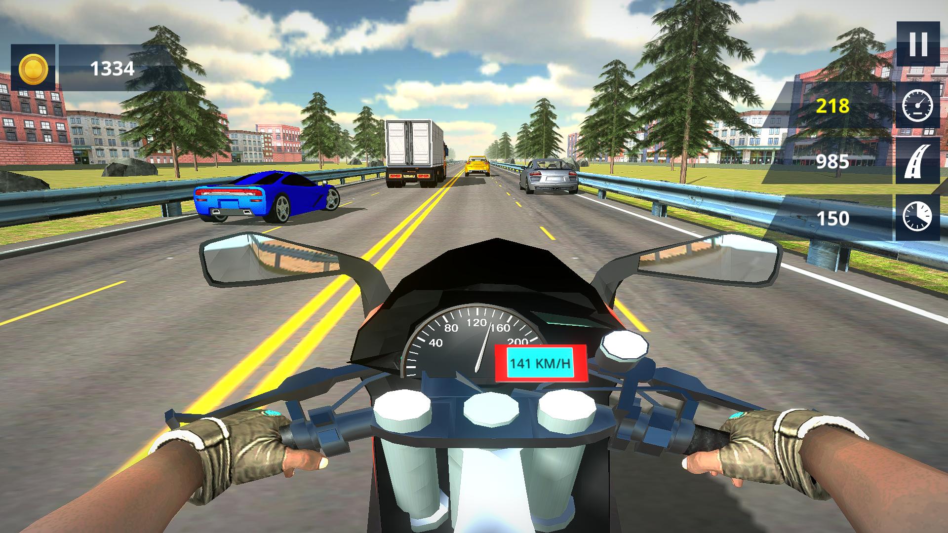 Extreme Highway Traffic Bike Race :Impossible Game 1.0 Screenshot 12