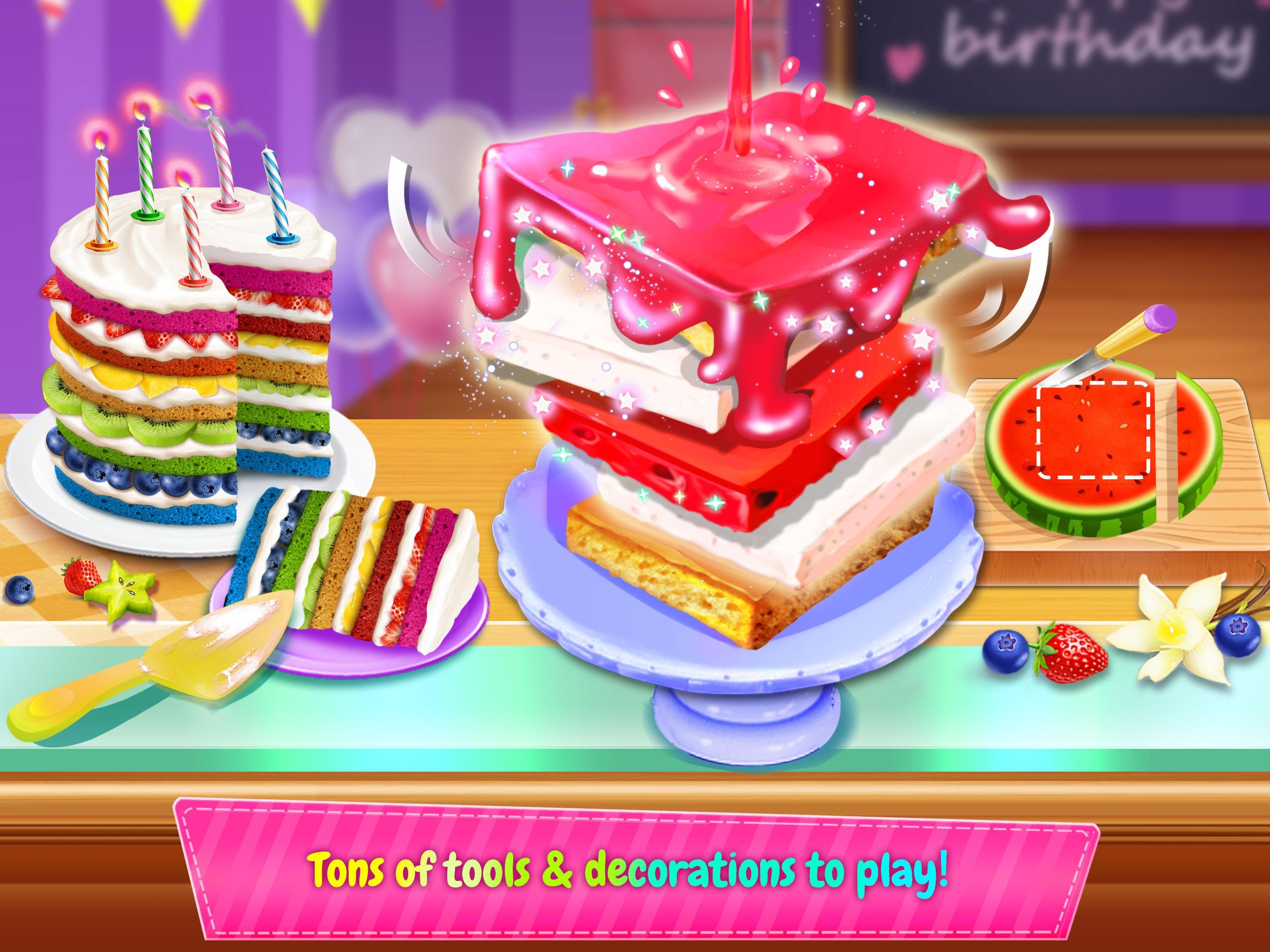 Birthday Cake Design Party - Bake, Decorate & Eat! 1.6 Screenshot 12
