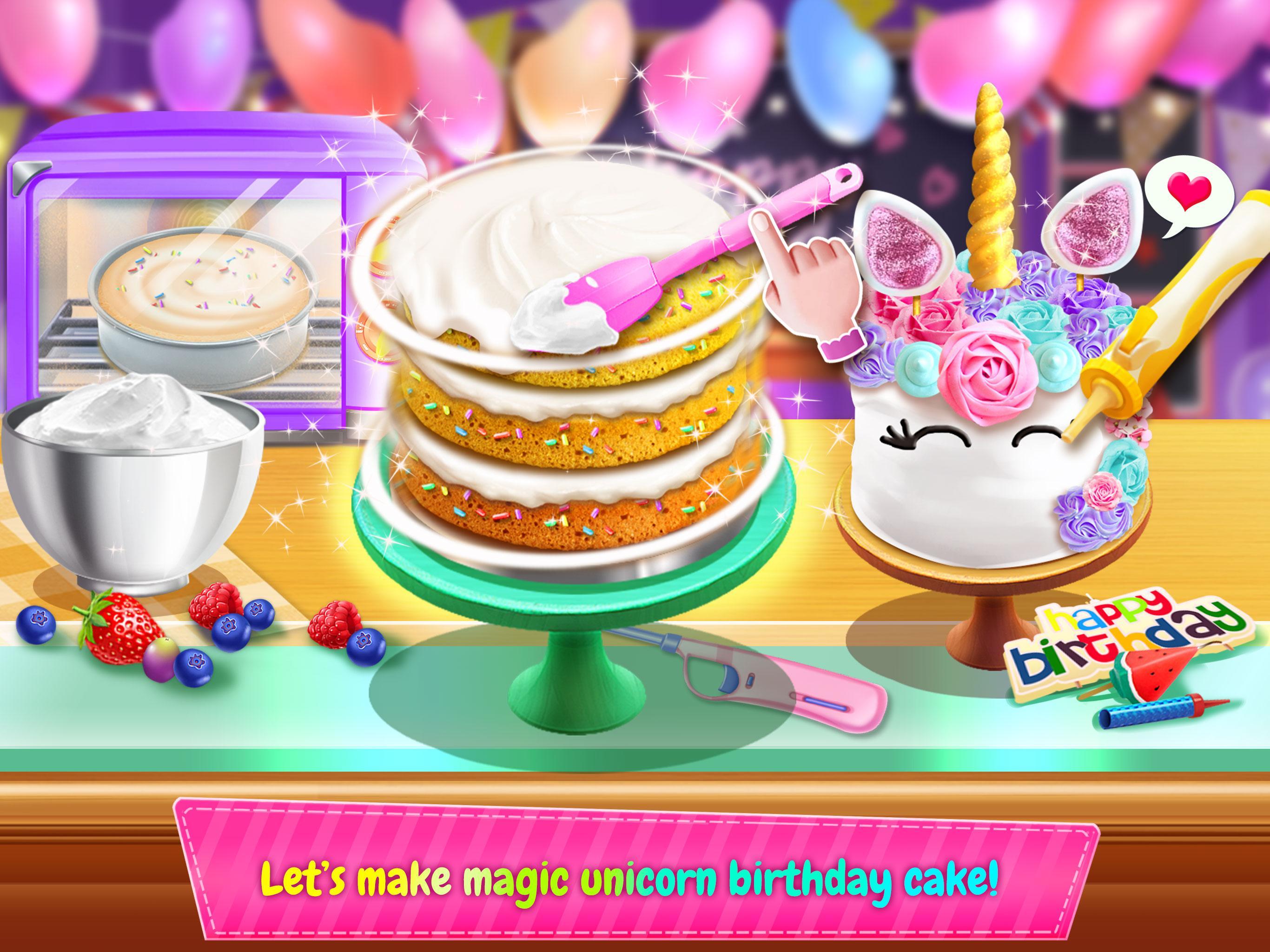 Birthday Cake Design Party - Bake, Decorate & Eat! 1.6 Screenshot 4