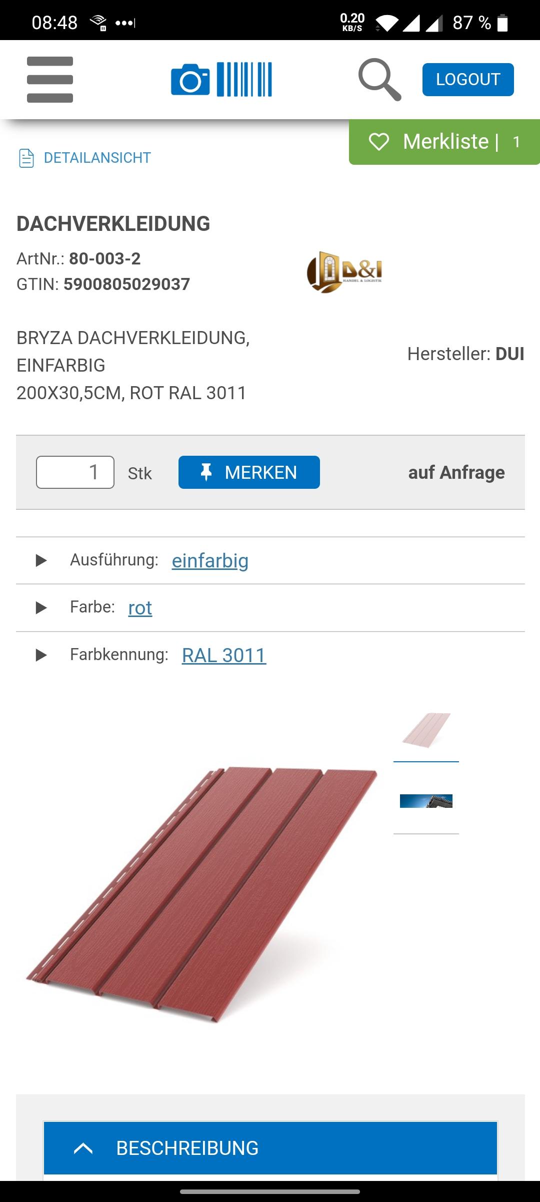 Baustoffe.de App 2.4.3 Screenshot 3