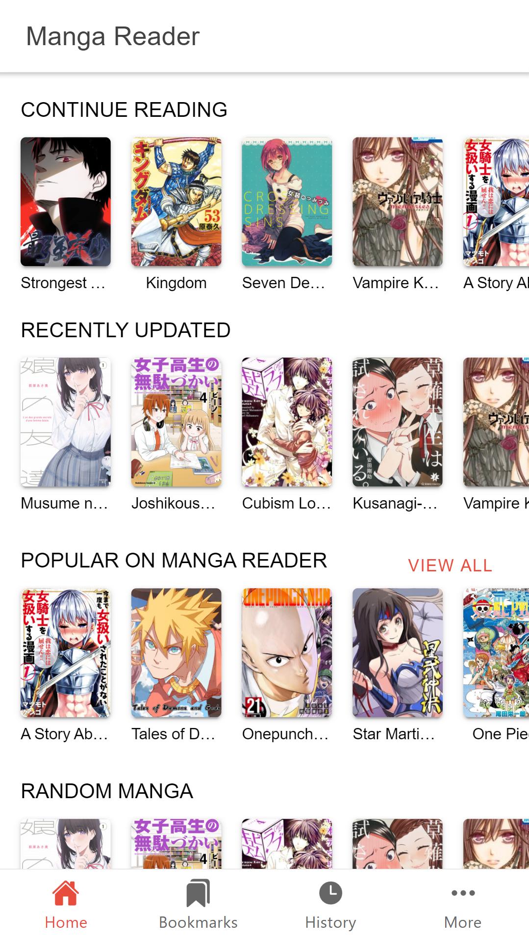 Manga Reader Read manga online free mangareader 0.0.12 Screenshot 3