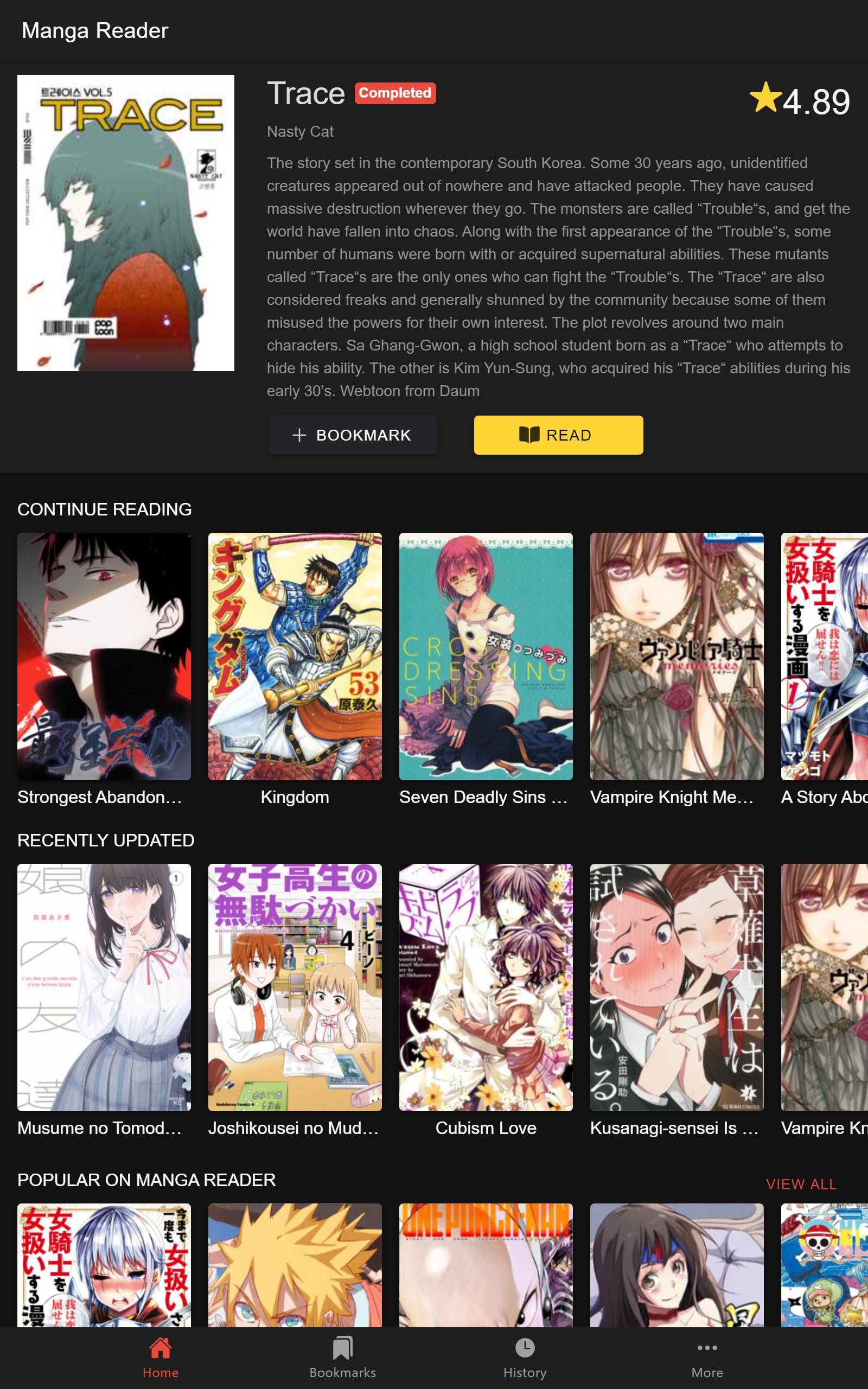Manga Reader Read manga online free mangareader 0.0.12 Screenshot 5