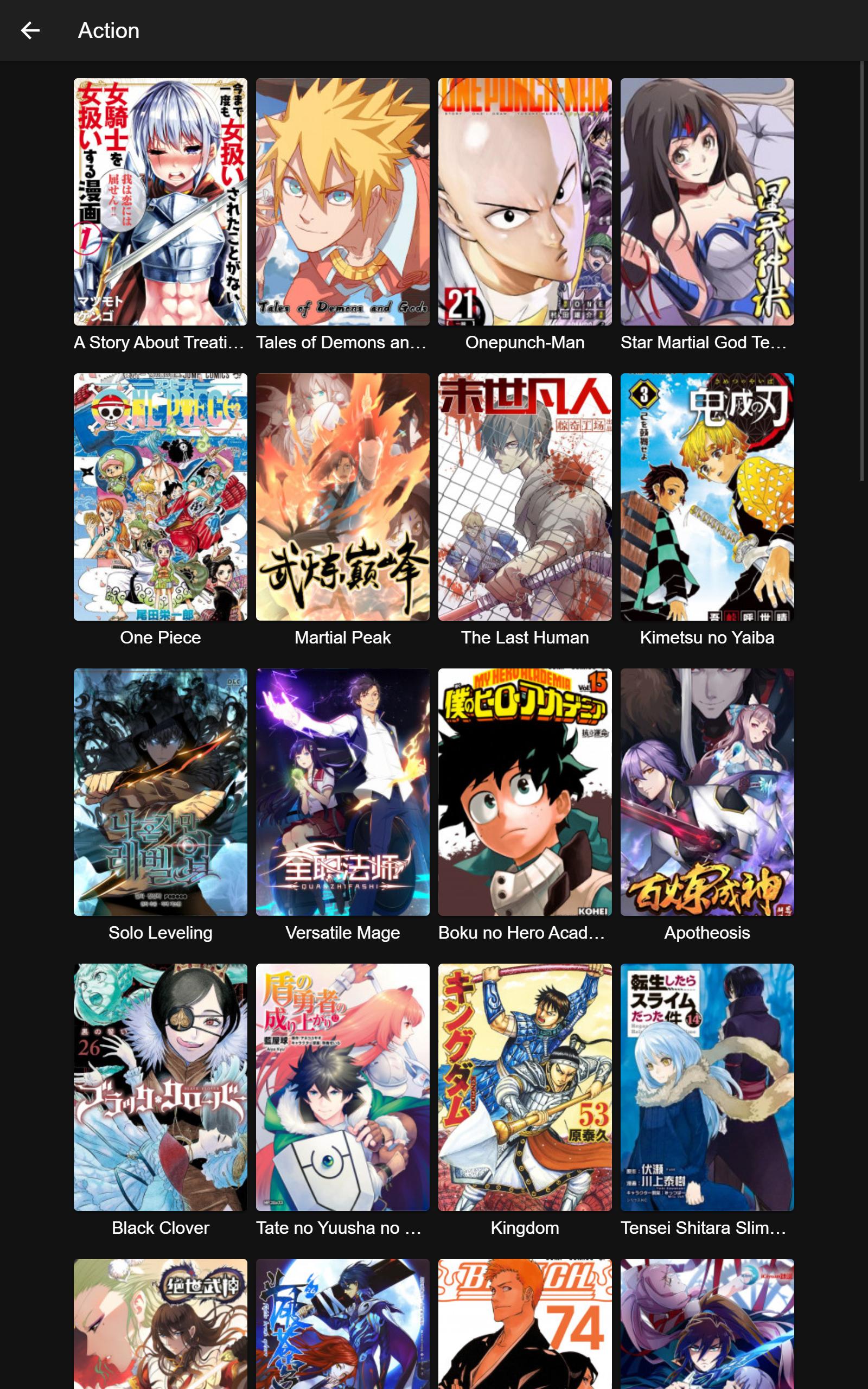 Manga Reader Read manga online free mangareader 0.0.12 Screenshot 8