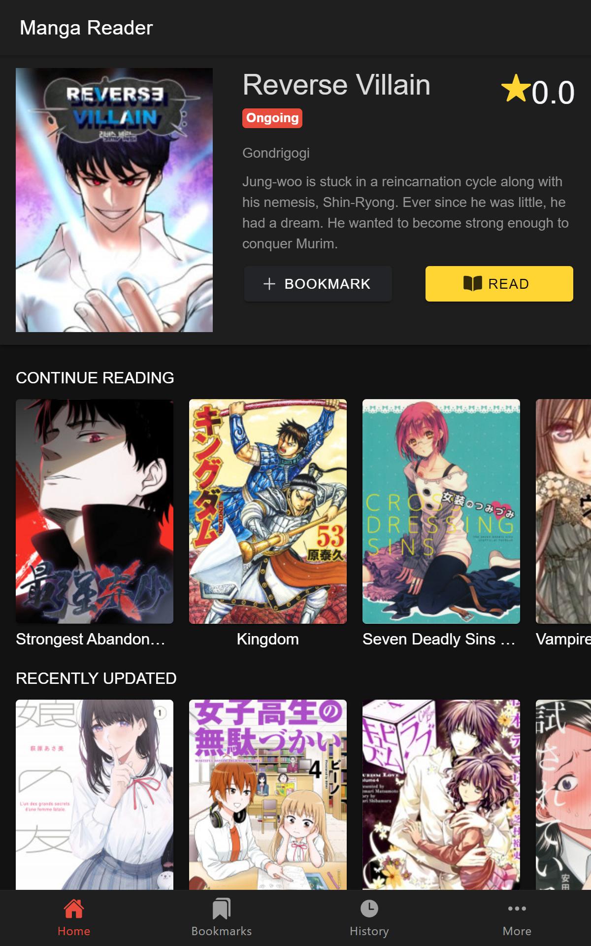 Manga Reader Read manga online free mangareader 0.0.12 Screenshot 9