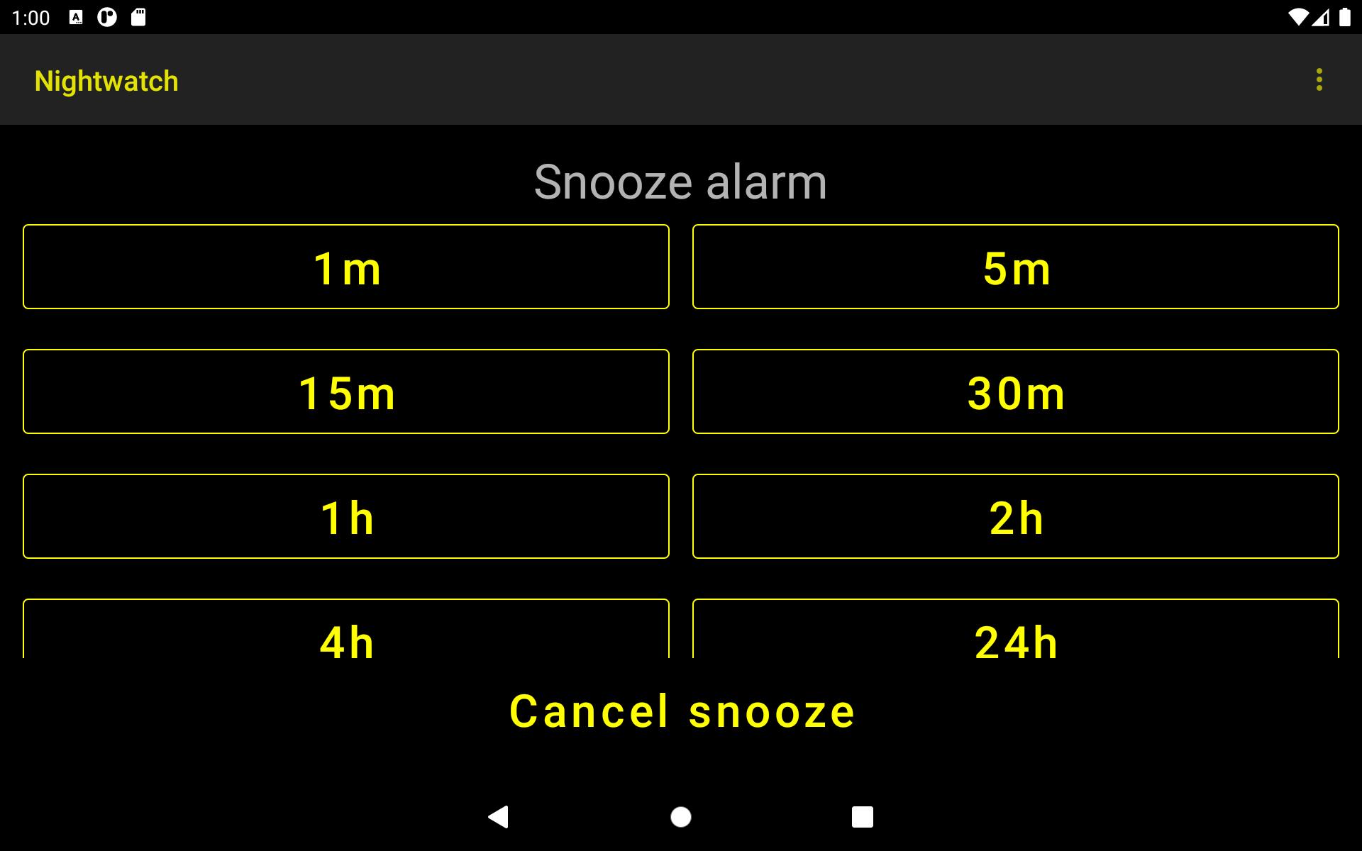 Nightwatch A Nightscout client 1.4.2 Screenshot 14