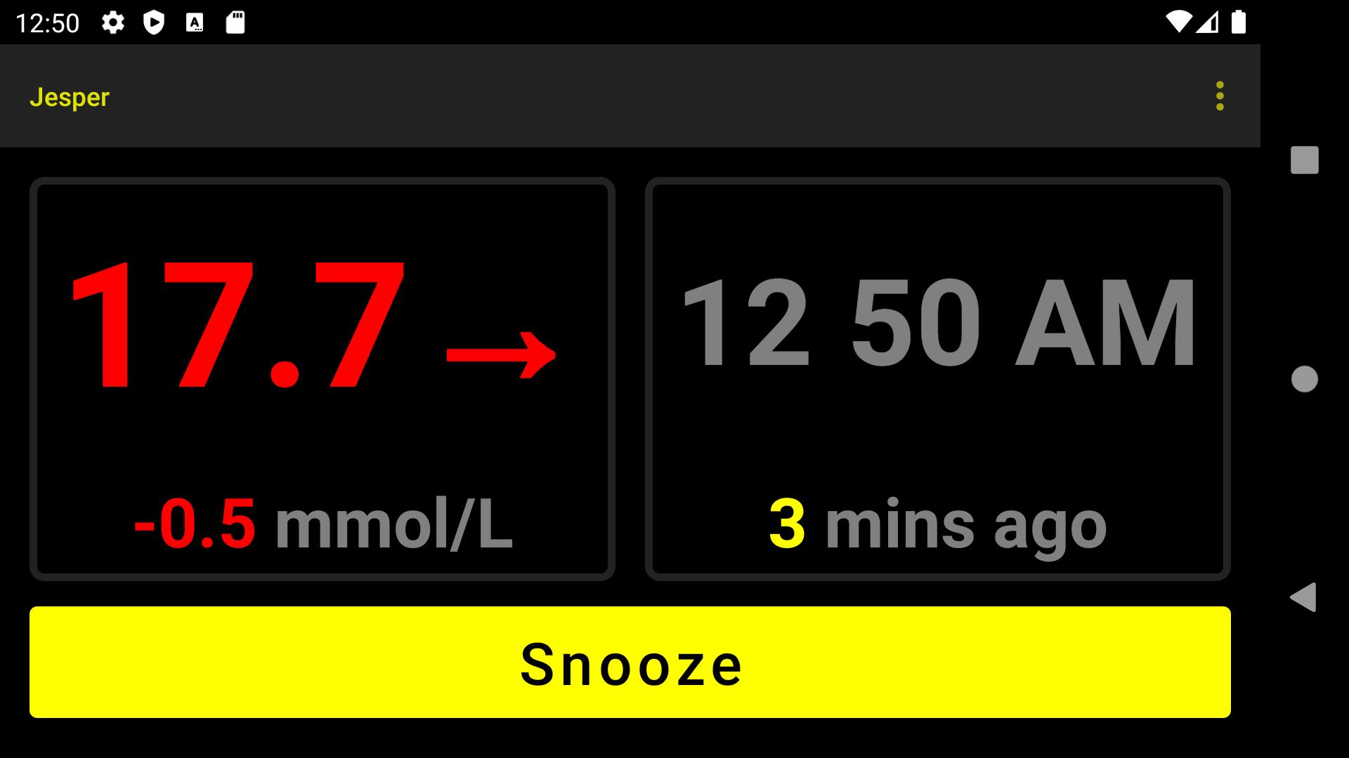 Nightwatch A Nightscout client 1.4.2 Screenshot 6